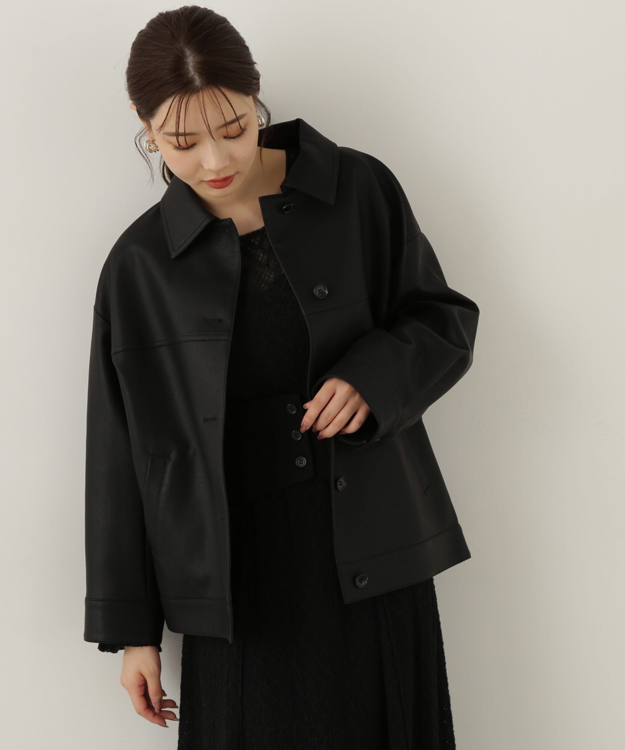 PROPORTION BODY DRESSING「フェイクレザージャケット　24AW」|その他|