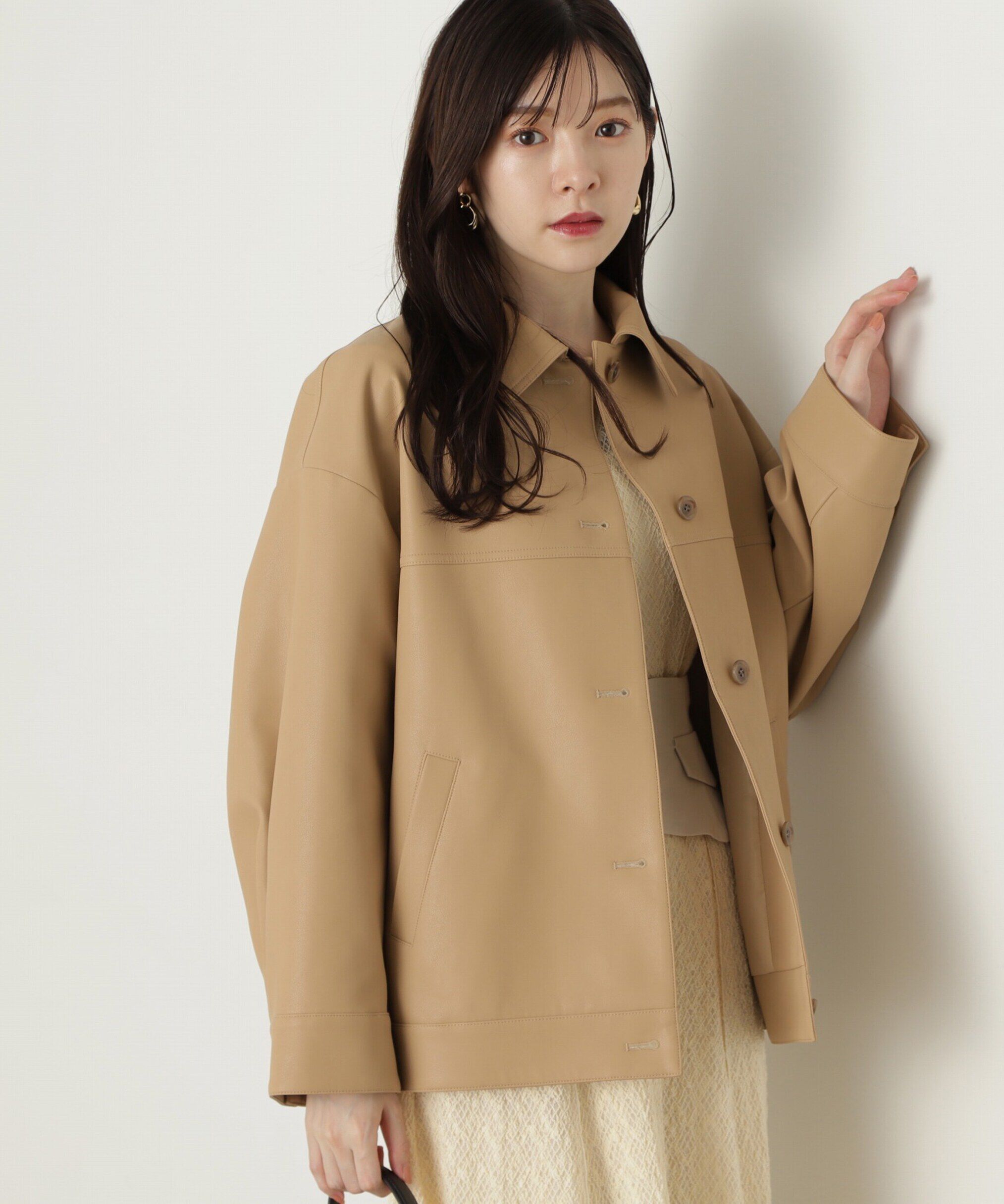 PROPORTION BODY DRESSING「フェイクレザージャケット　24AW」|その他|