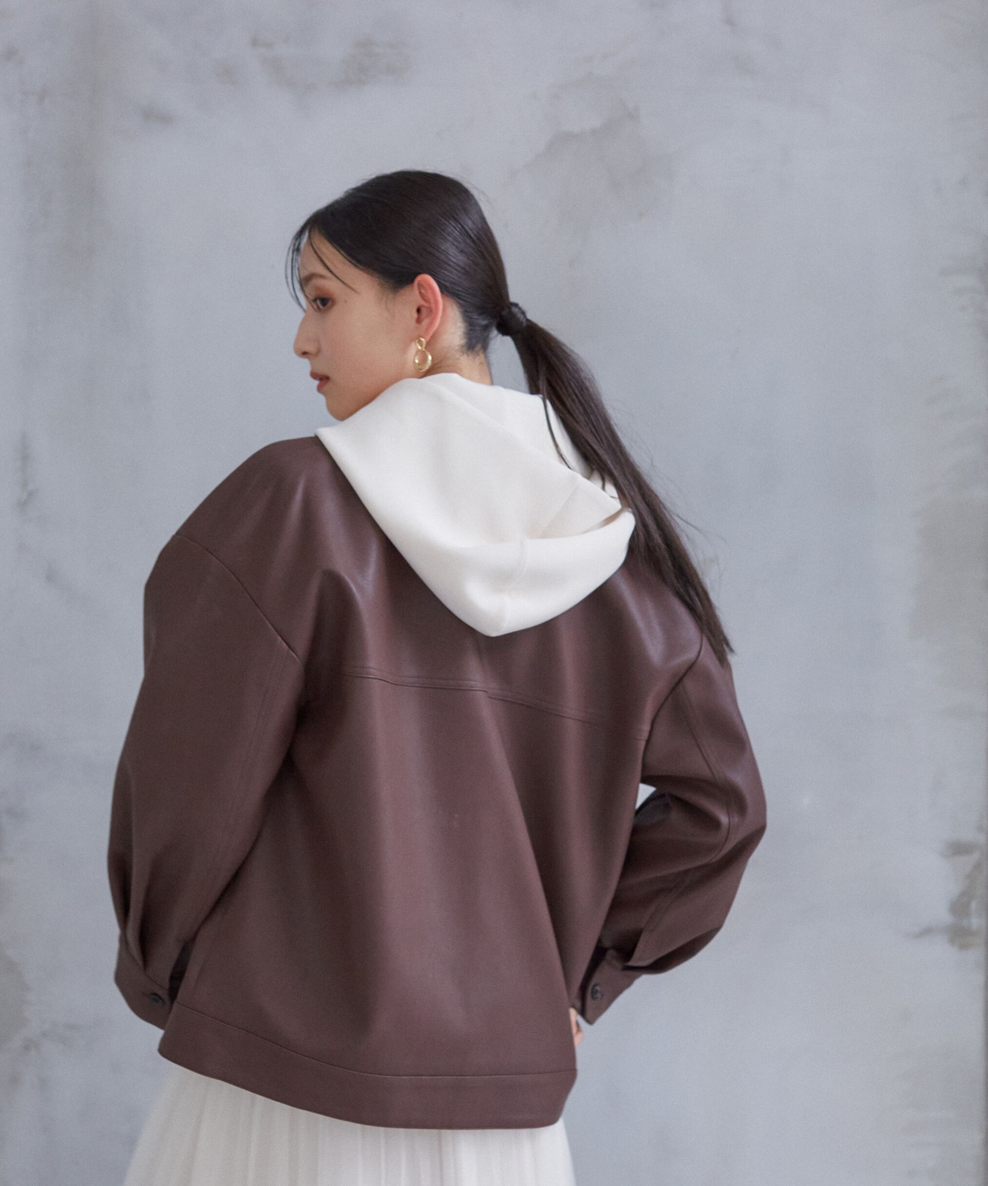 PROPORTION BODY DRESSING「フェイクレザージャケット　24AW」|その他|