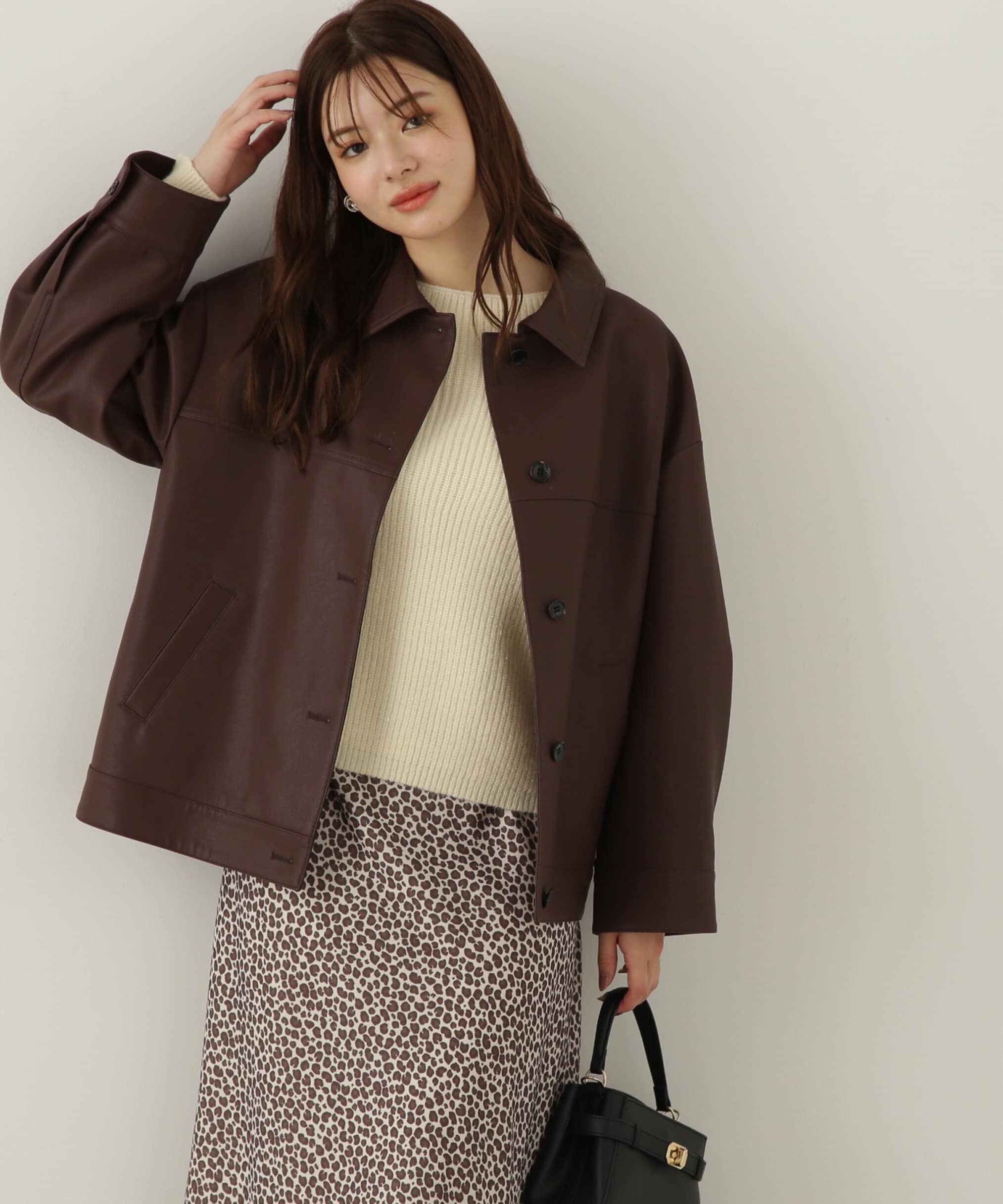 PROPORTION BODY DRESSING「フェイクレザージャケット　24AW」|その他|