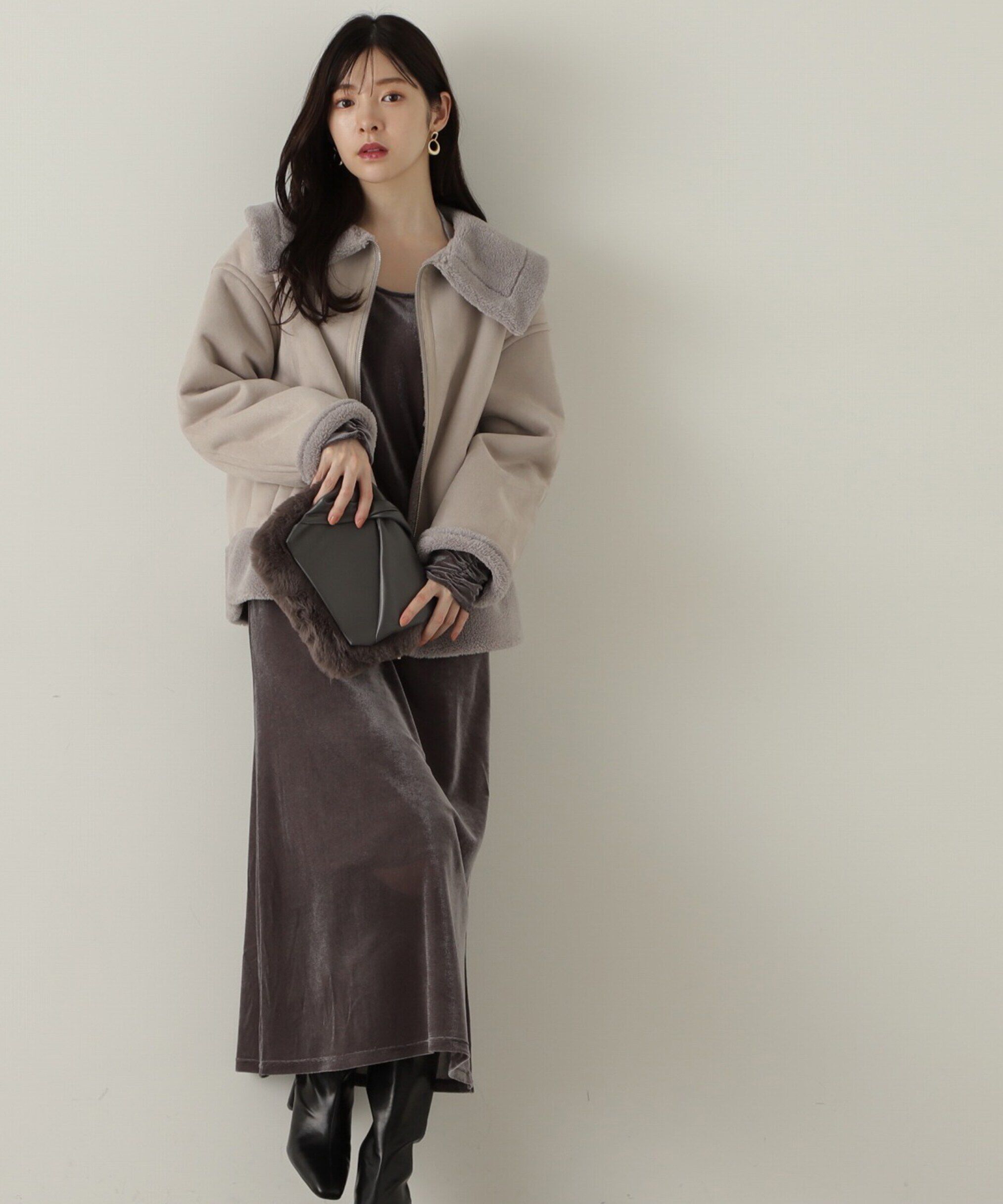 PROPORTION BODY DRESSING「フェイクムートンコート　24AW」|その他|