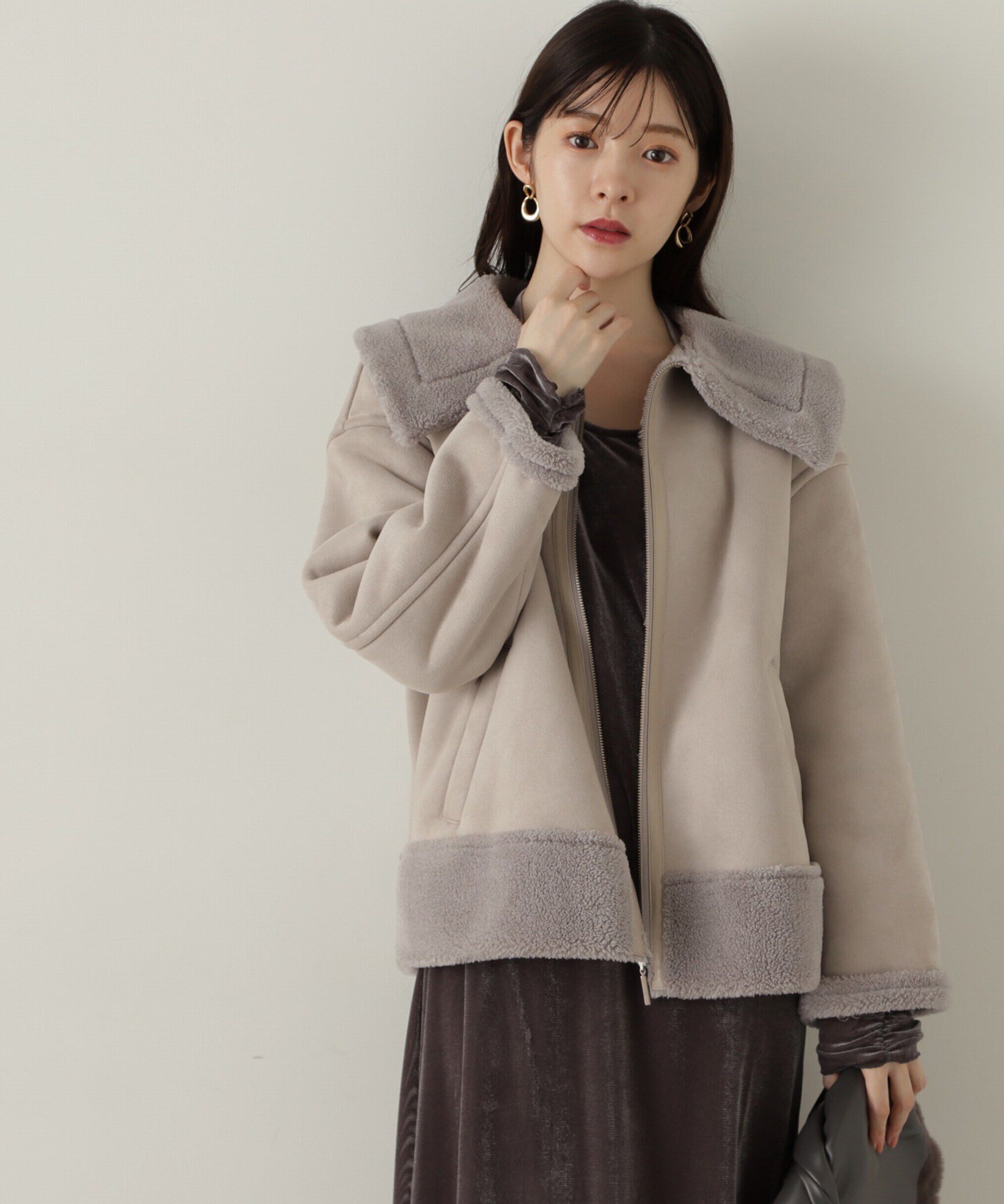 PROPORTION BODY DRESSING「フェイクムートンコート　24AW」|その他|