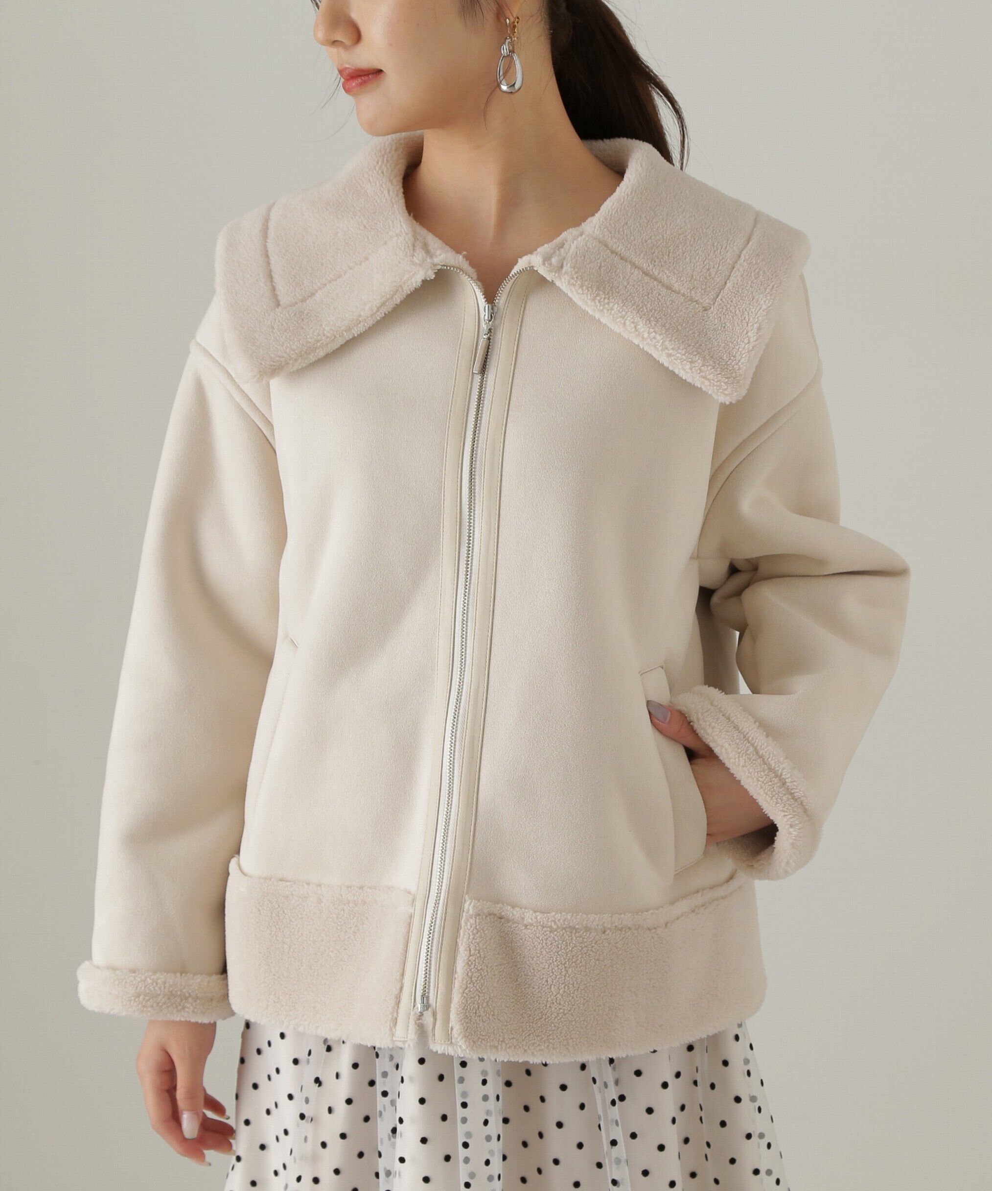 PROPORTION BODY DRESSING「フェイクムートンコート　24AW」|その他|