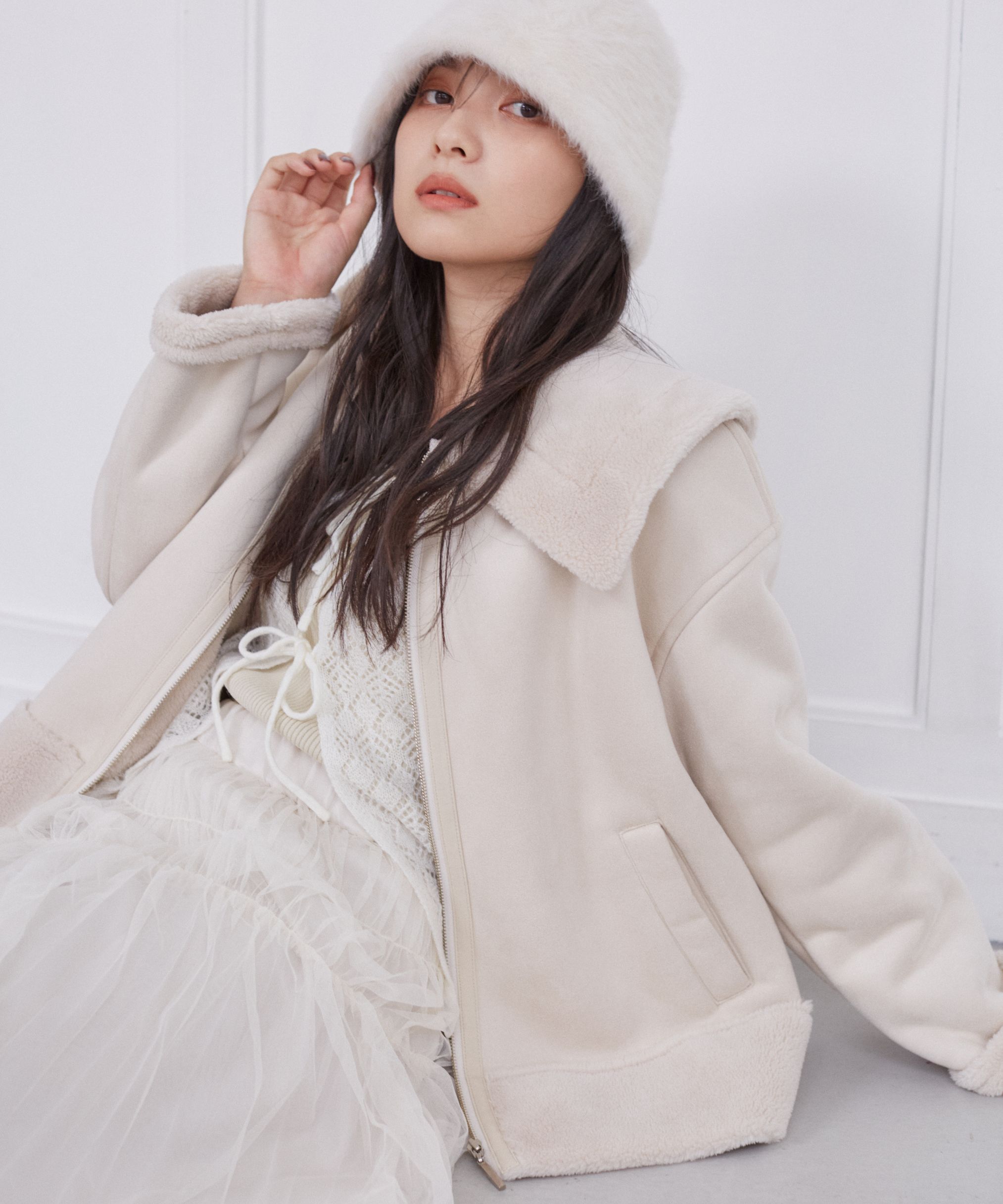 PROPORTION BODY DRESSING「フェイクムートンコート　24AW」|その他|