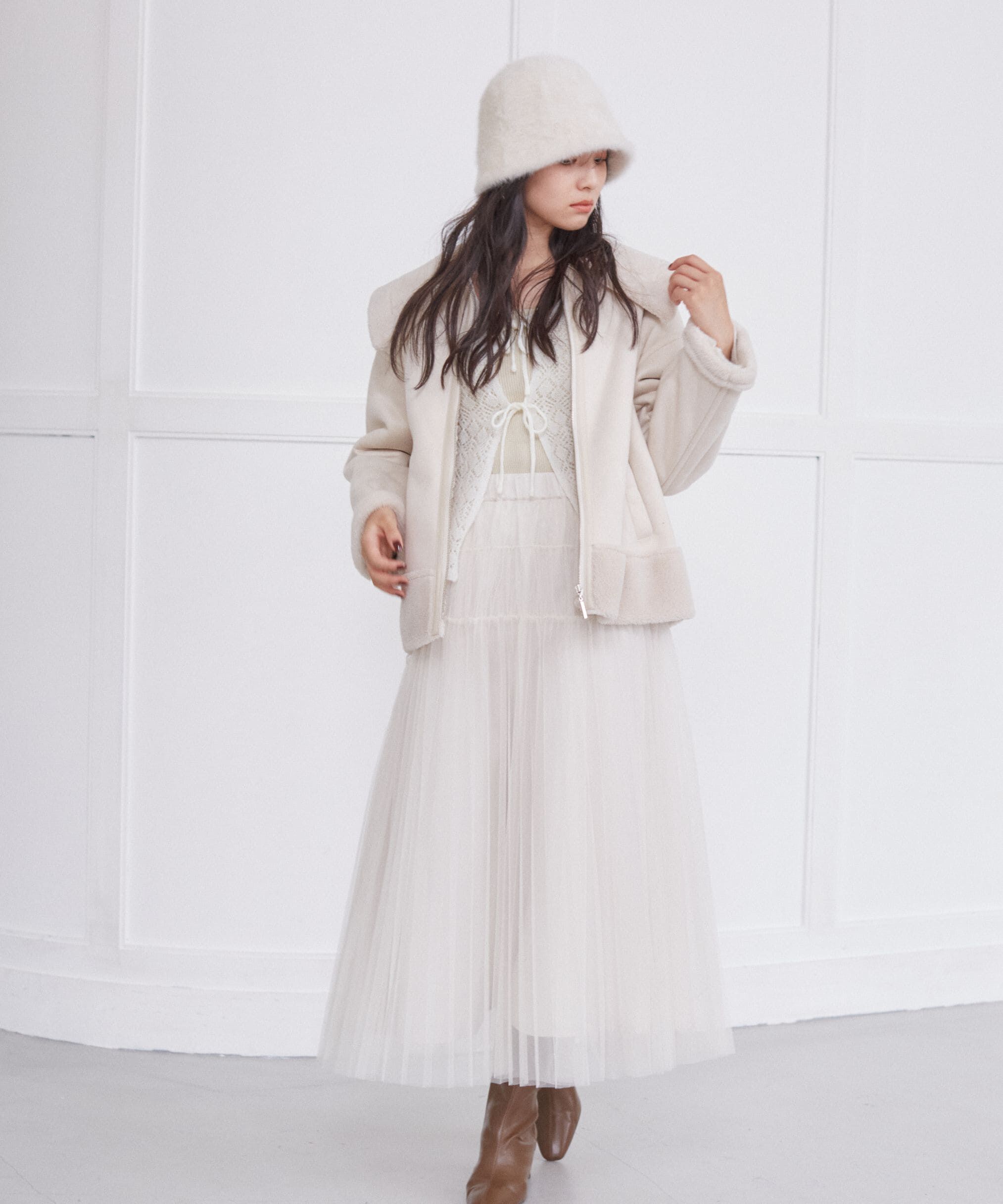 PROPORTION BODY DRESSING「フェイクムートンコート　24AW」|その他|