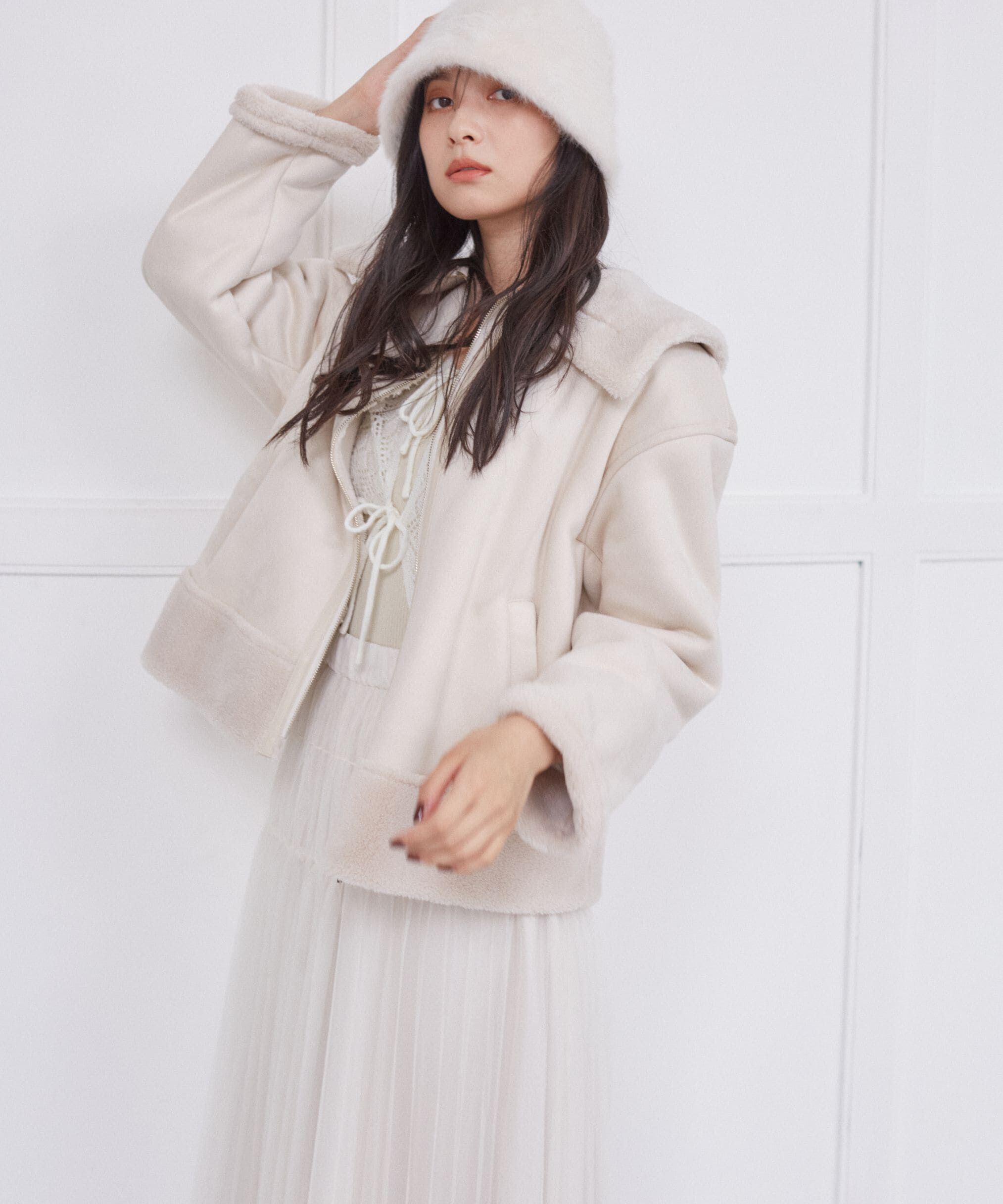 PROPORTION BODY DRESSING「フェイクムートンコート　24AW」|その他|