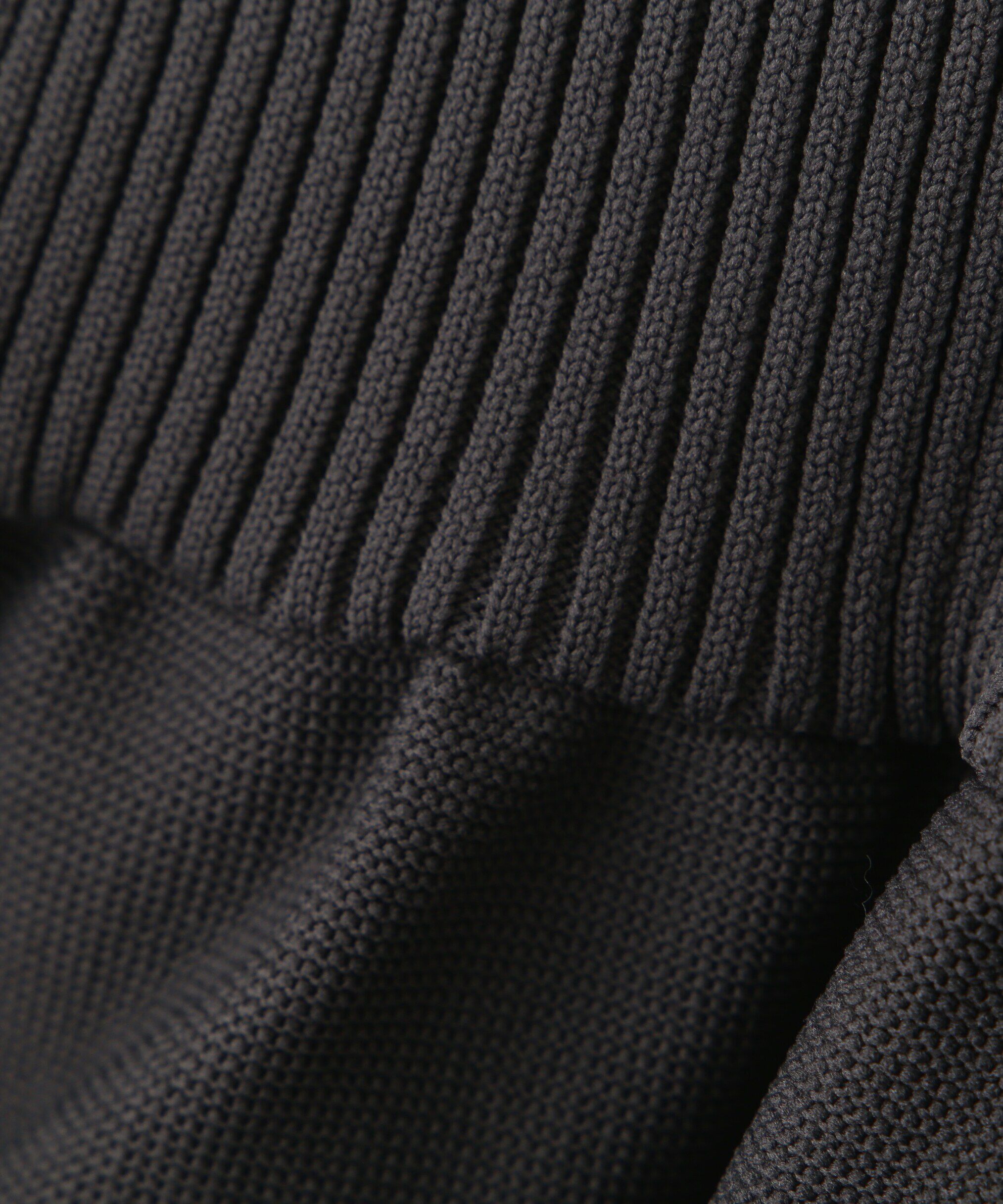 PROPORTION BODY DRESSING「前後2wayシアー切り替えペプラムニット　24AW」|ニット・セーター|