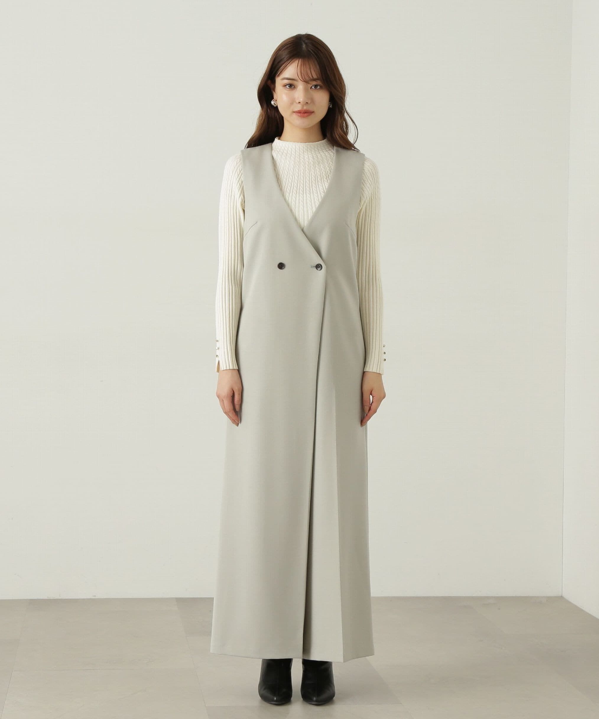 PROPORTION BODY DRESSING「ラップ風オールインワン」|ワンピース|