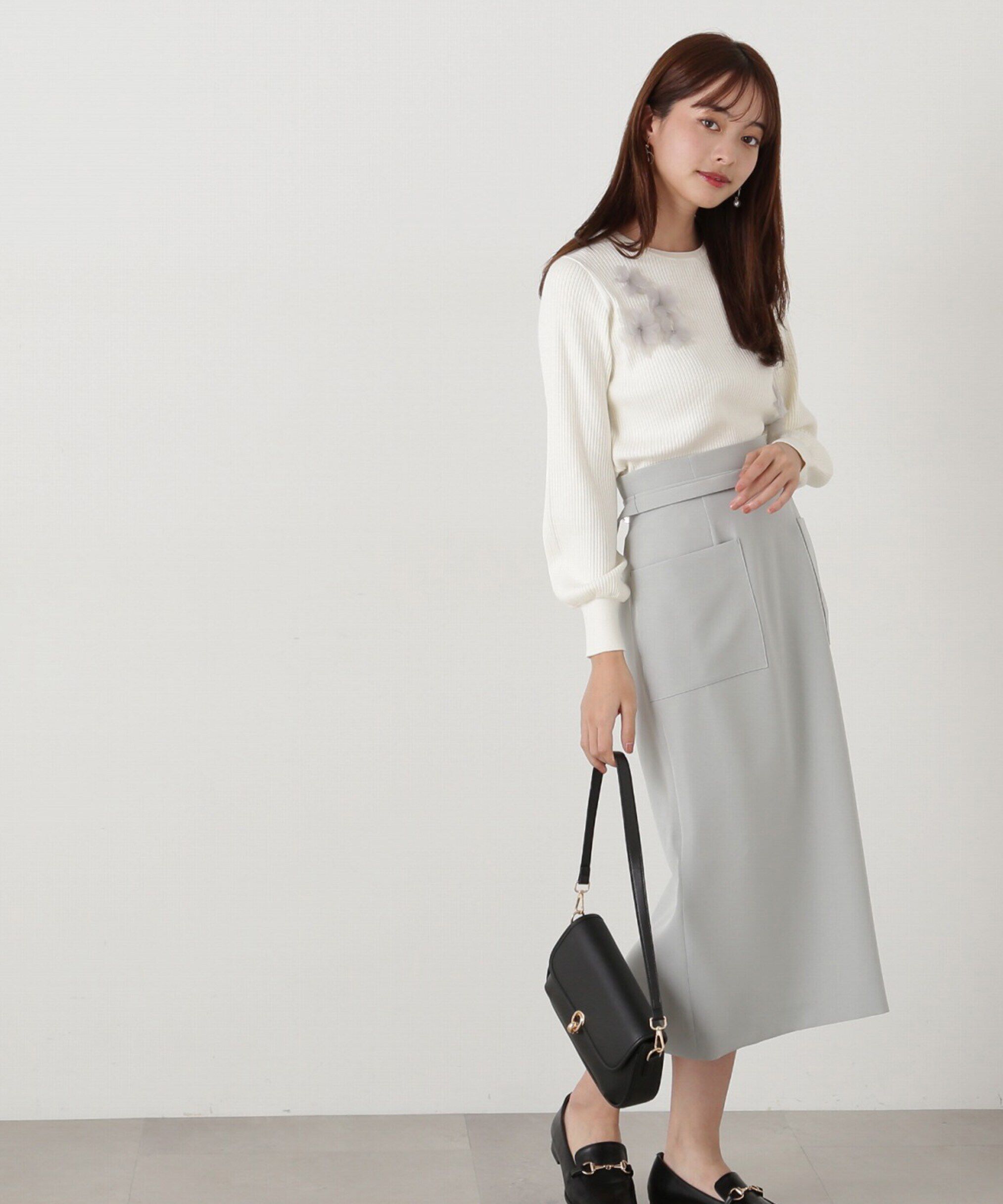 PROPORTION BODY DRESSING「フラワーモチーフニット」|ニット・セーター|