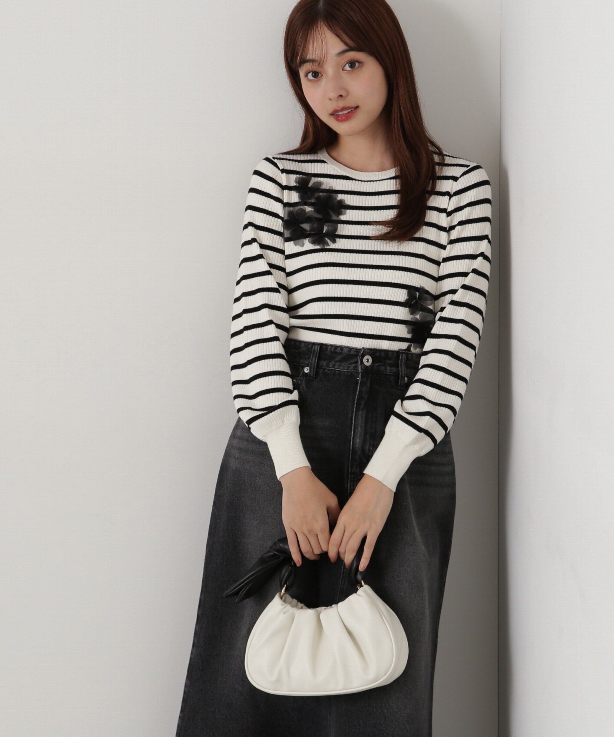 PROPORTION BODY DRESSING「フラワーモチーフニット」|ニット・セーター|