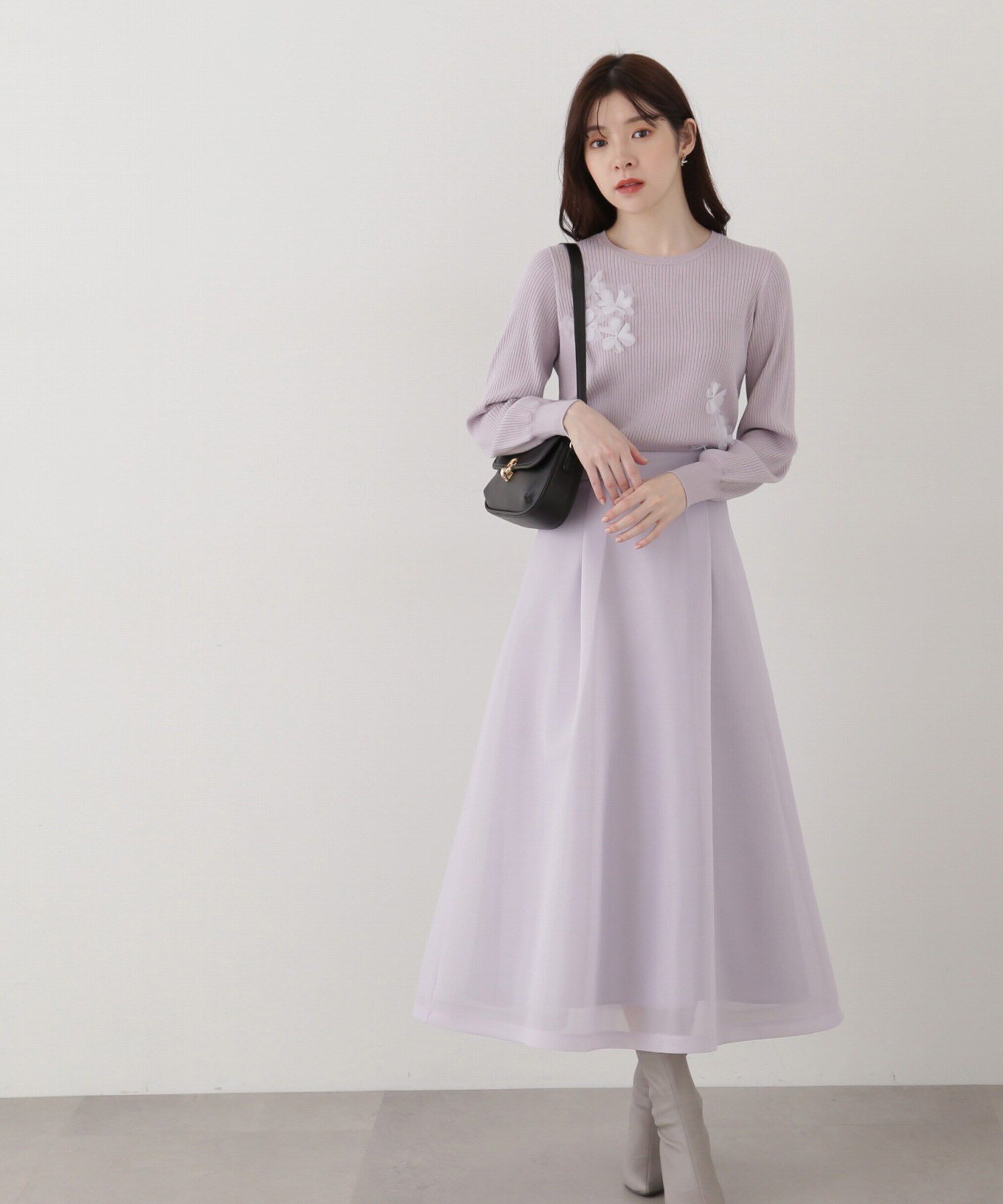 PROPORTION BODY DRESSING「フラワーモチーフニット」|ニット・セーター|