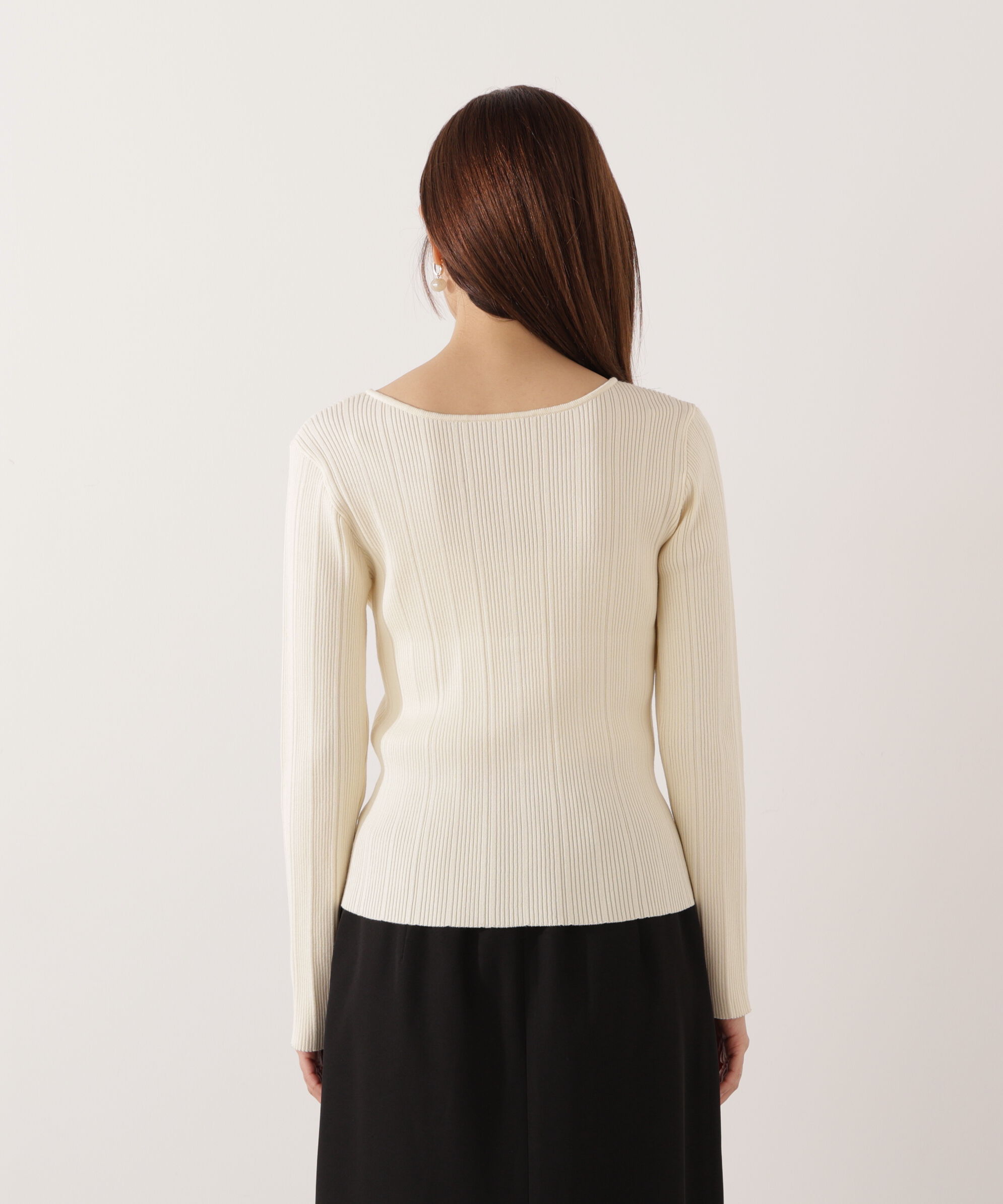 PROPORTION BODY DRESSING「＜ウォッシャブル＞フロントホックニット」|ニット・セーター|