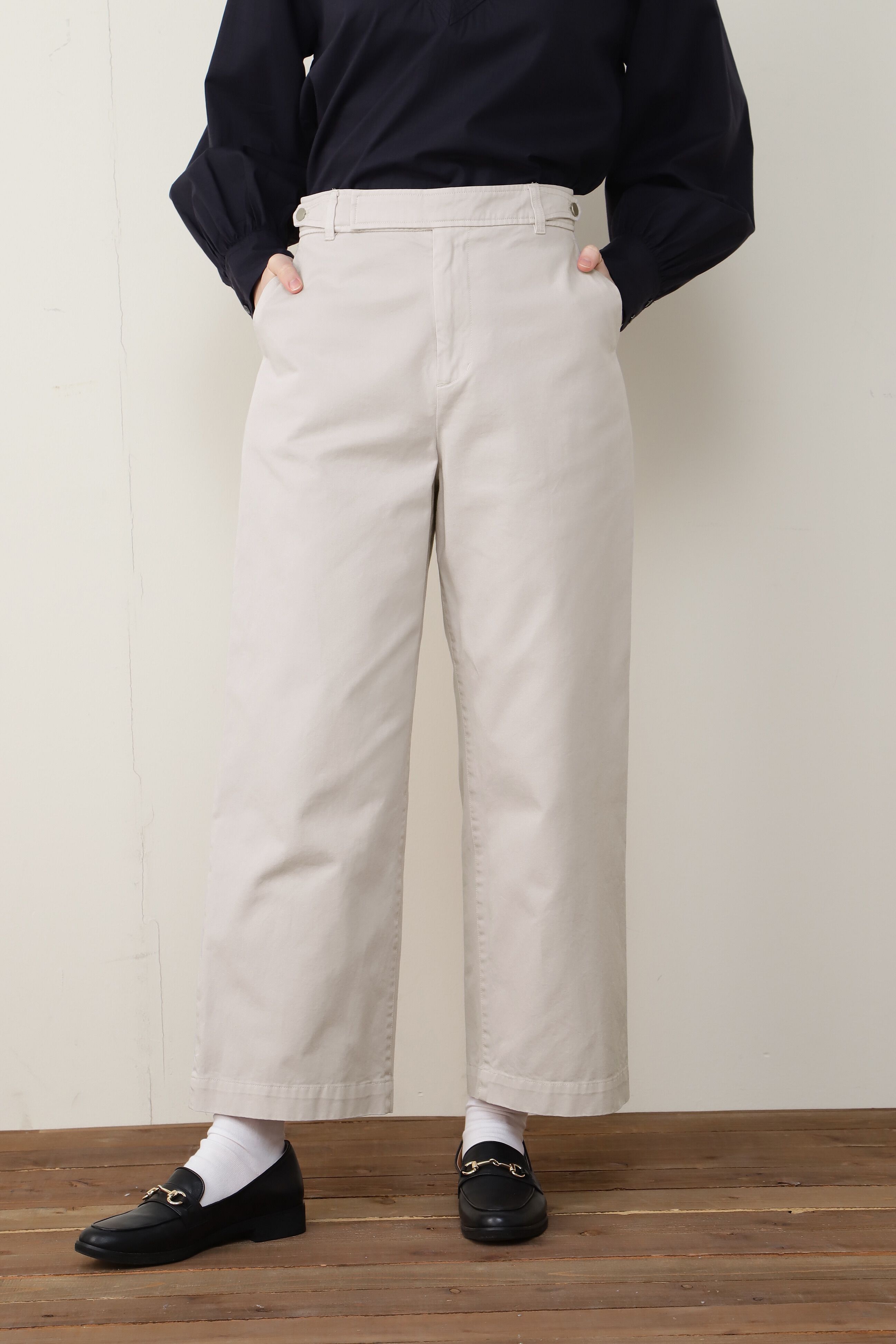  「◆製品染セミワイドパンツ」|その他|