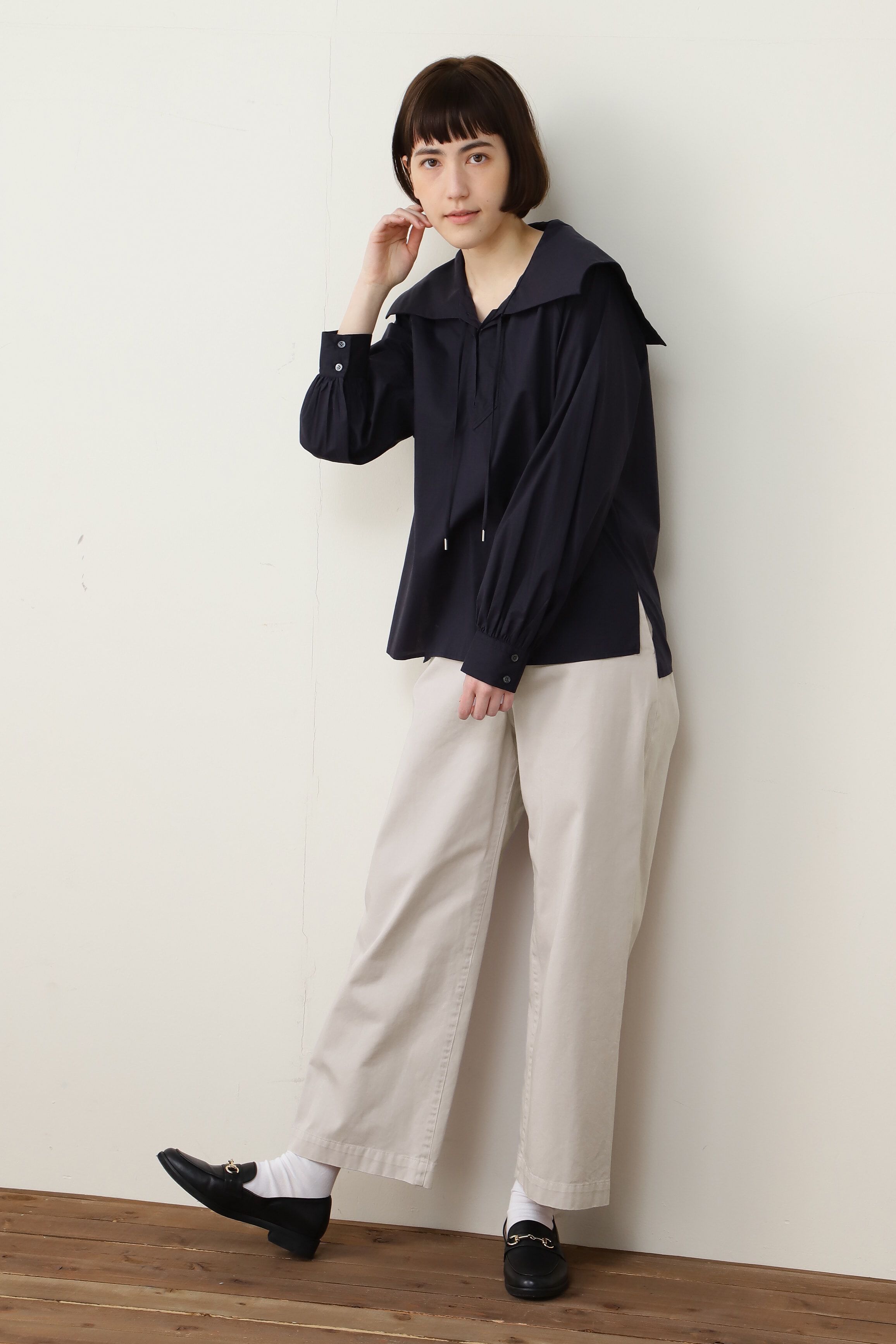  「◆製品染セミワイドパンツ」|その他|