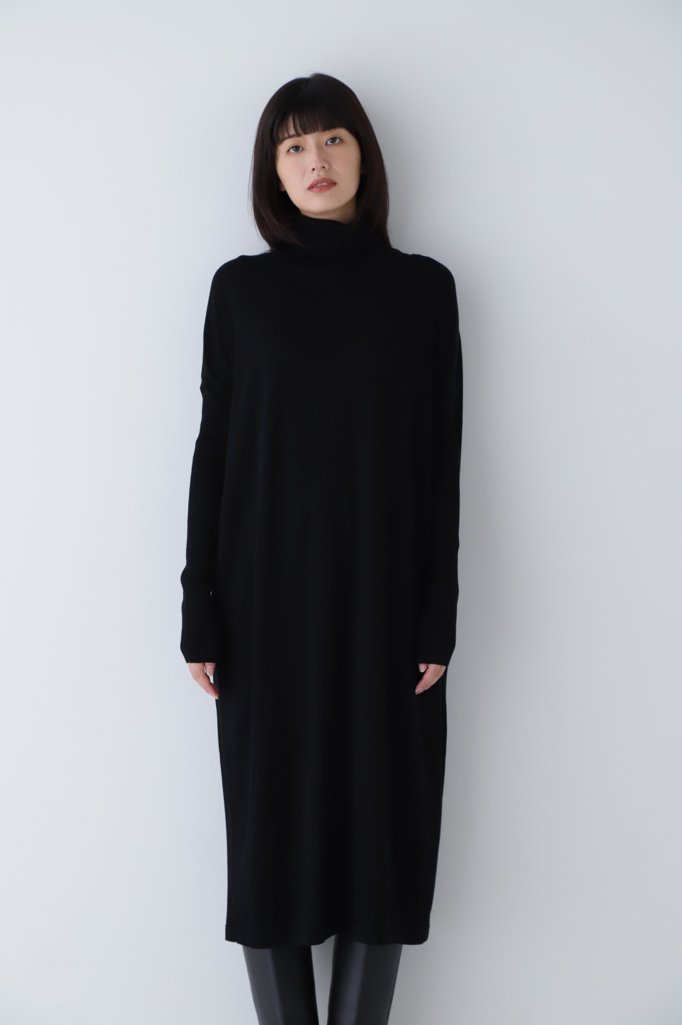  「◆ウール天竺タートルネックワンピース」|ワンピース|