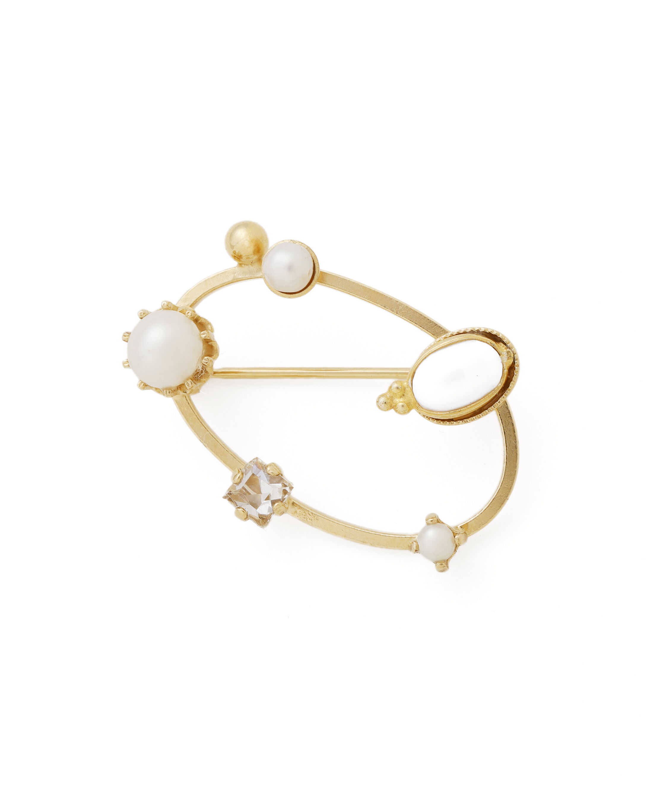  「≪Ｊｕｎｃｏ　Ｐａｒｉｓコラボ≫オーバルパールブローチ」|その他|