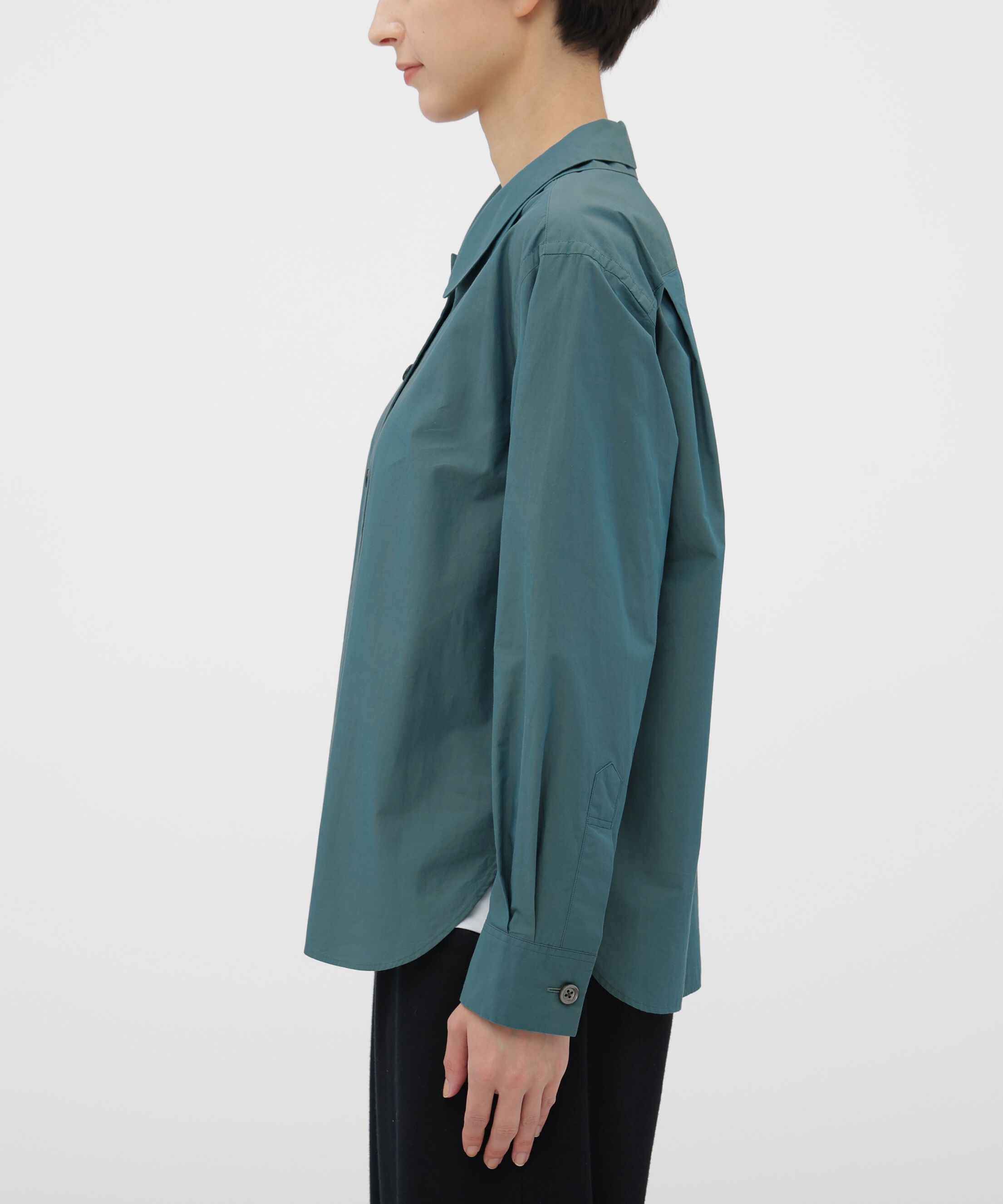  「CHAMBRAY COTTON POPLIN SHIRT」|シャツ・ブラウス|