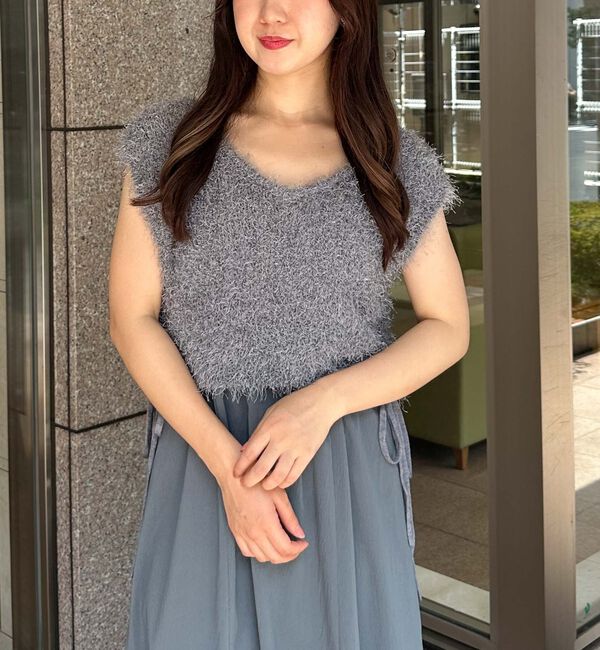 archives「レースＵＰフェザーベスト&times;マーメイドキャミワンピースＳＥＴ」|ワンピース|