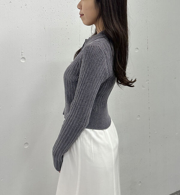 archives「Ｗｚｉｐモールニットポロ&times;キャミワンピースＳＥＴ」|ワンピース|