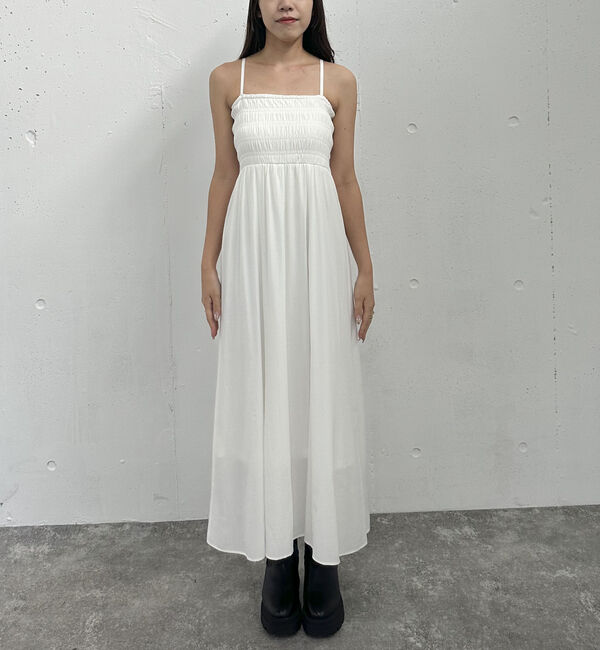 archives「Ｗｚｉｐモールニットポロ&times;キャミワンピースＳＥＴ」|ワンピース|