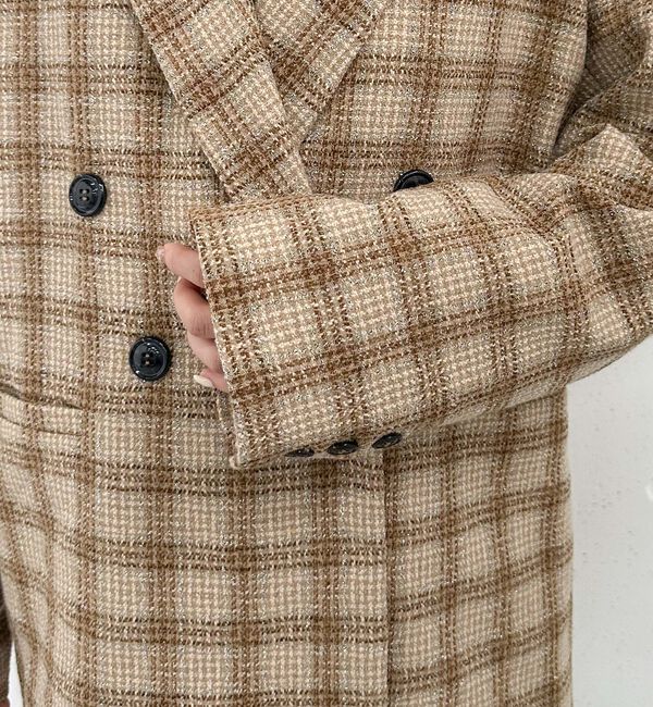 archives「【ＳＥＴＵＰ対応】ラメチェックテーラードジャケット」|テーラードジャケット|