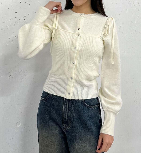 archives「マルチｗａｙラメニットアンサンブル」|カーディガン|