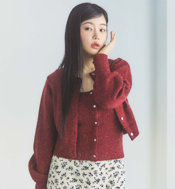 archives「マルチｗａｙラメニットアンサンブル」|カーディガン|