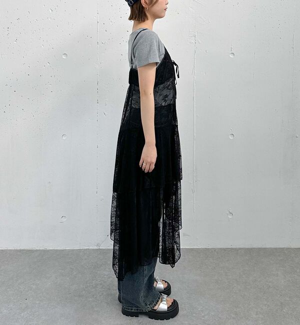 archives「レイヤードイレヘムレースキャミワンピース」|ワンピース|