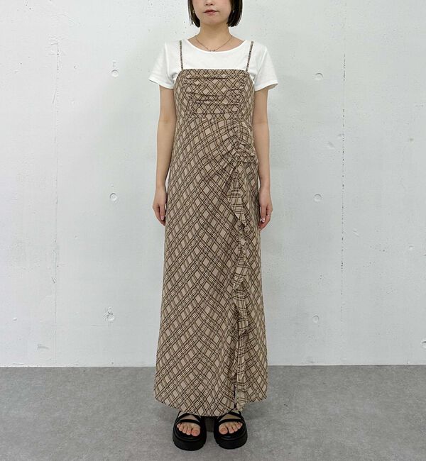 archives「バイアスチェックキャミワンピース」|ワンピース|