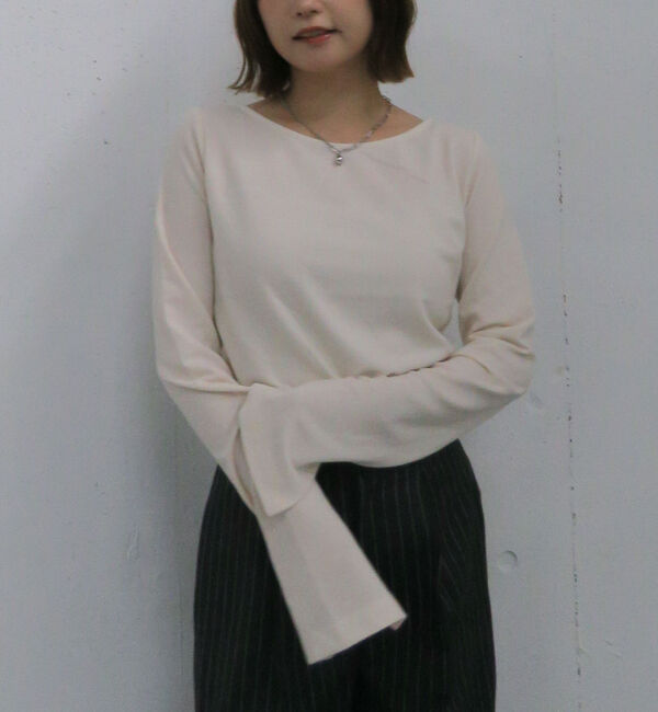 archives「袖スリットカットＴＯＰＳ」|Tシャツ・カットソー|IVORY
