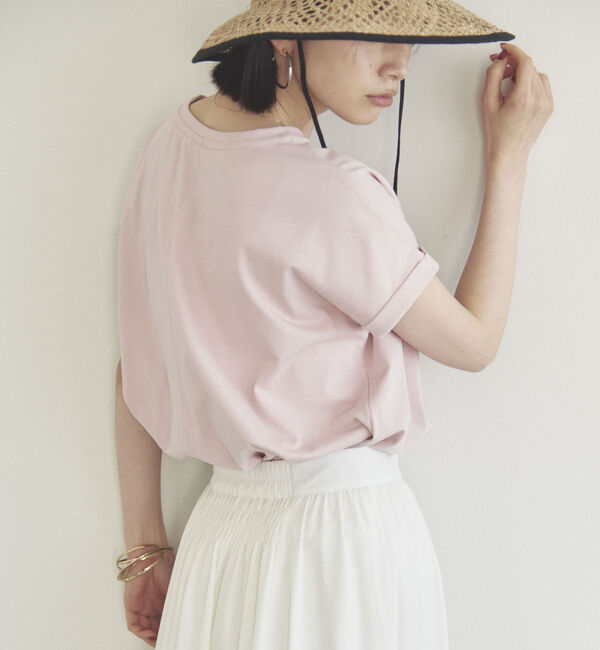 Doux archives「袖折り返しＴシャツ」|Tシャツ・カットソー|