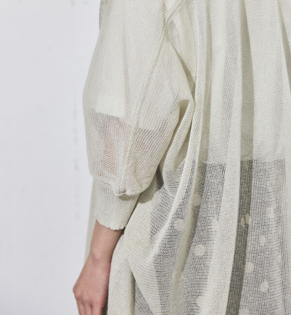 Doux archives「ウォッシャブルコットンオープンメッシュカーディガン」|カーディガン|