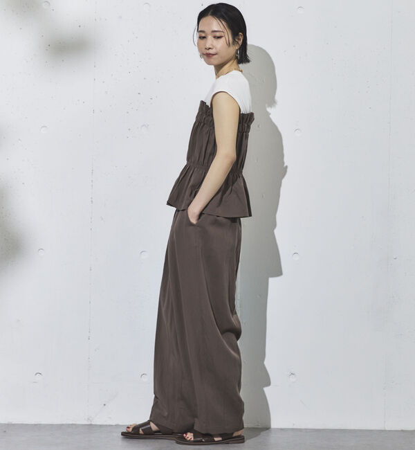 Doux archives「カットドッキングギャザートップス」|Tシャツ・カットソー|