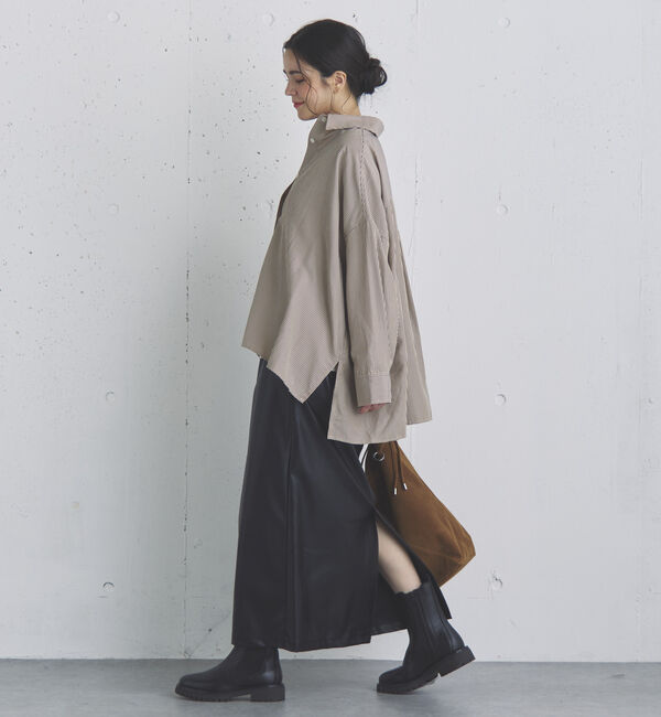 Doux archives「ストライプポンチョシャツ」|シャツ・ブラウス|