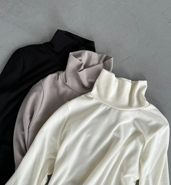 Doux archives「ラグウォームプレミアハイネックカットソー」|Tシャツ・カットソー|