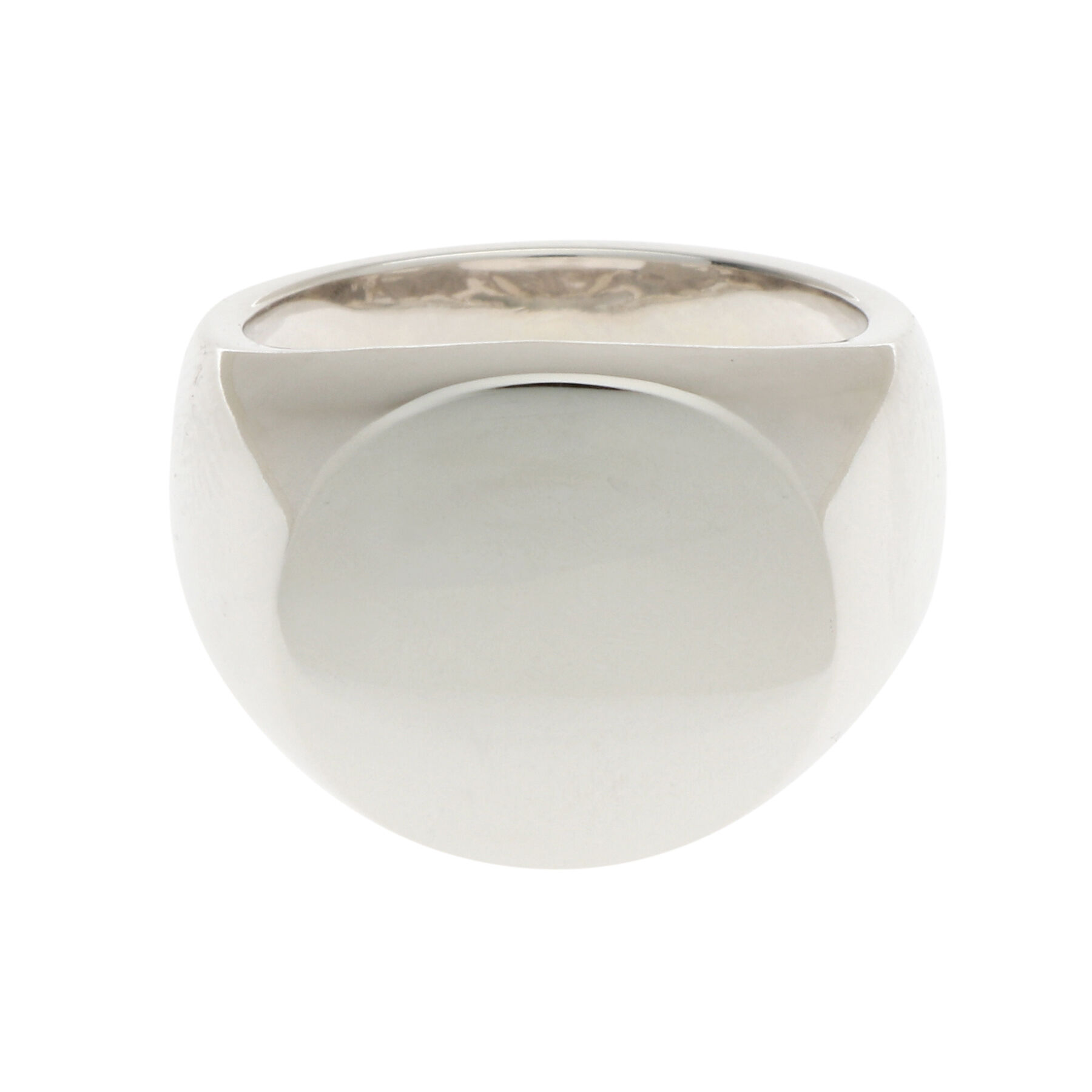 COCOSHNIK「シルバー シグネットリング ラウンド」|リング|