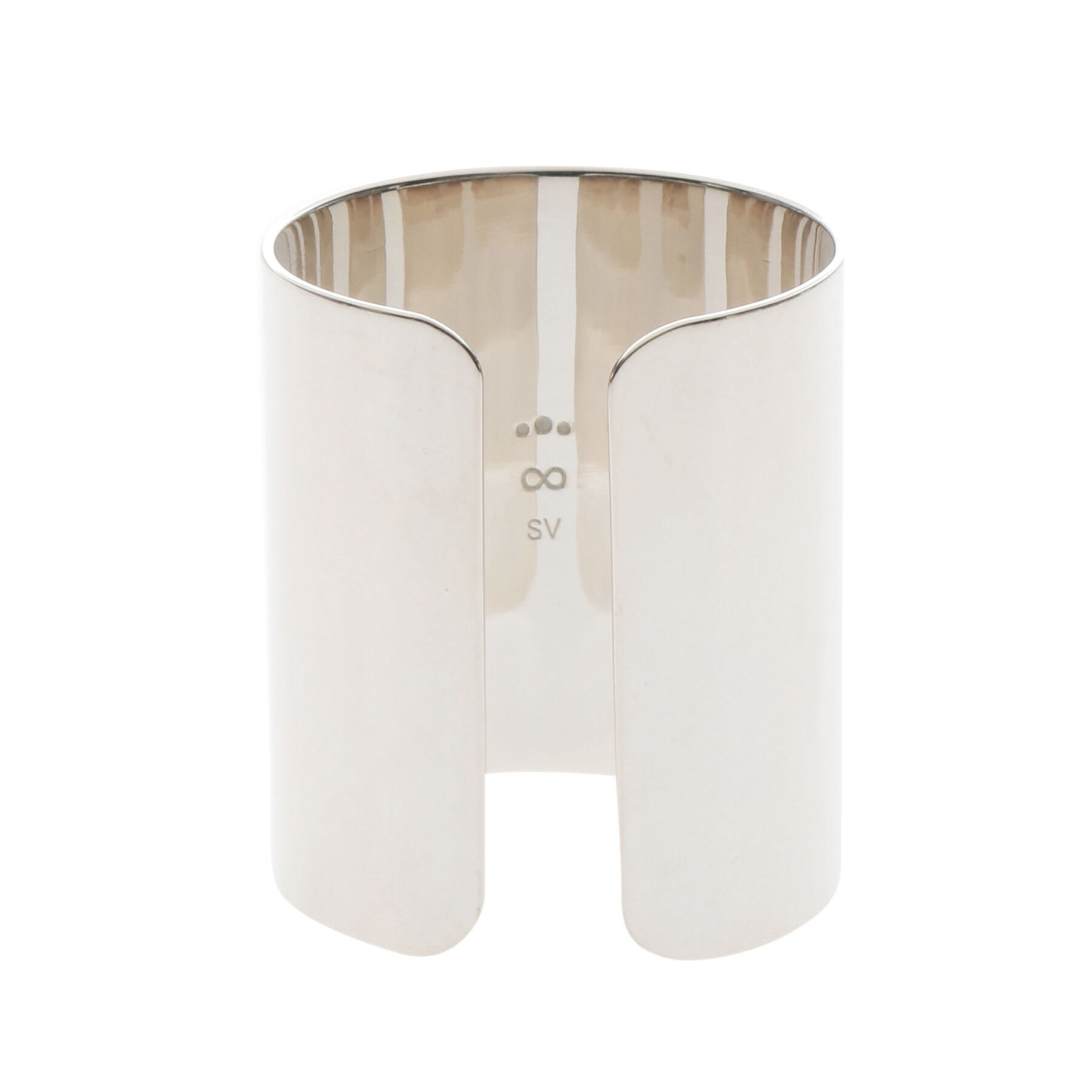 COCOSHNIK「シルバー カフリング太」|リング|