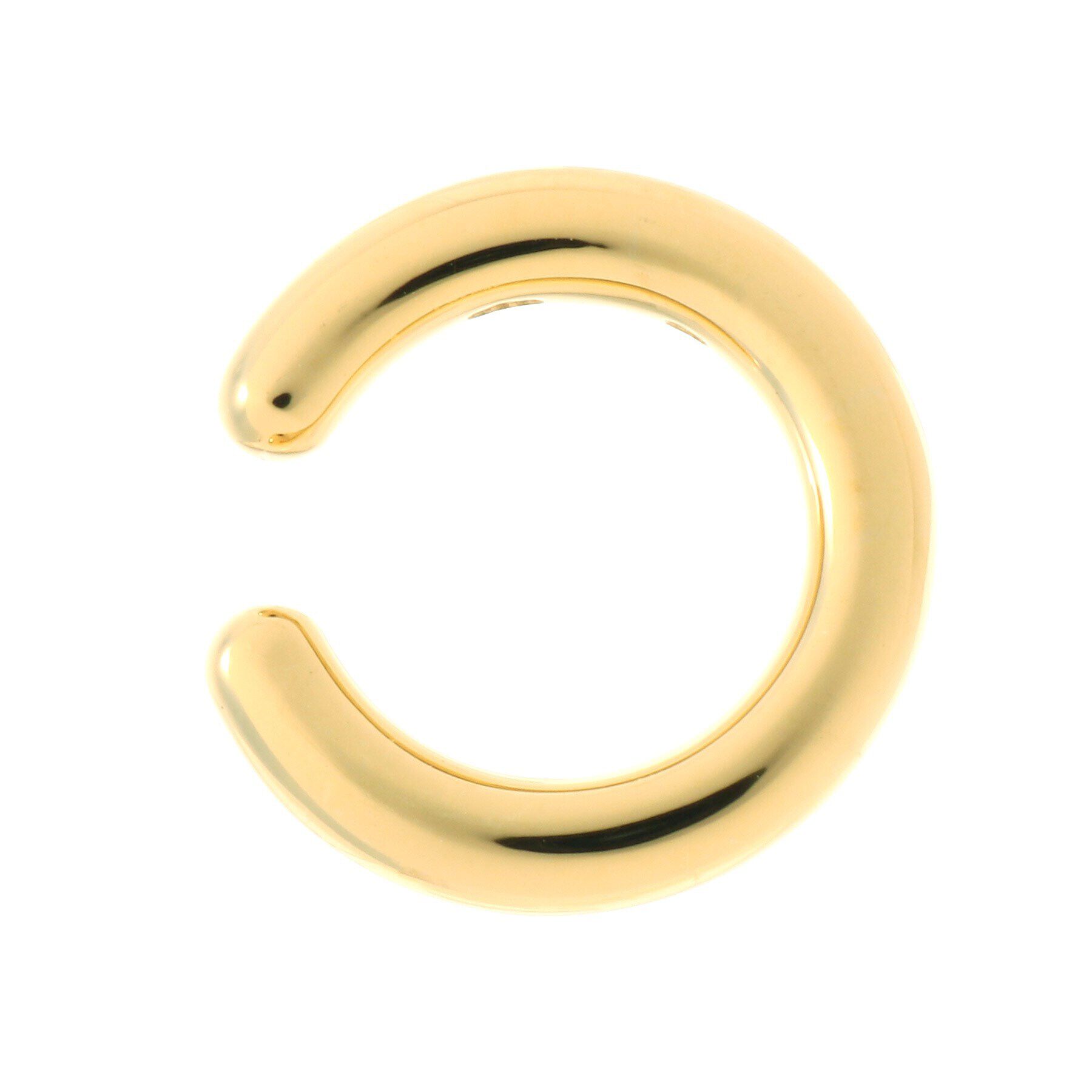 COCOSHNIK「シルバー 丸線 イヤーカフ GP」|イヤリング|