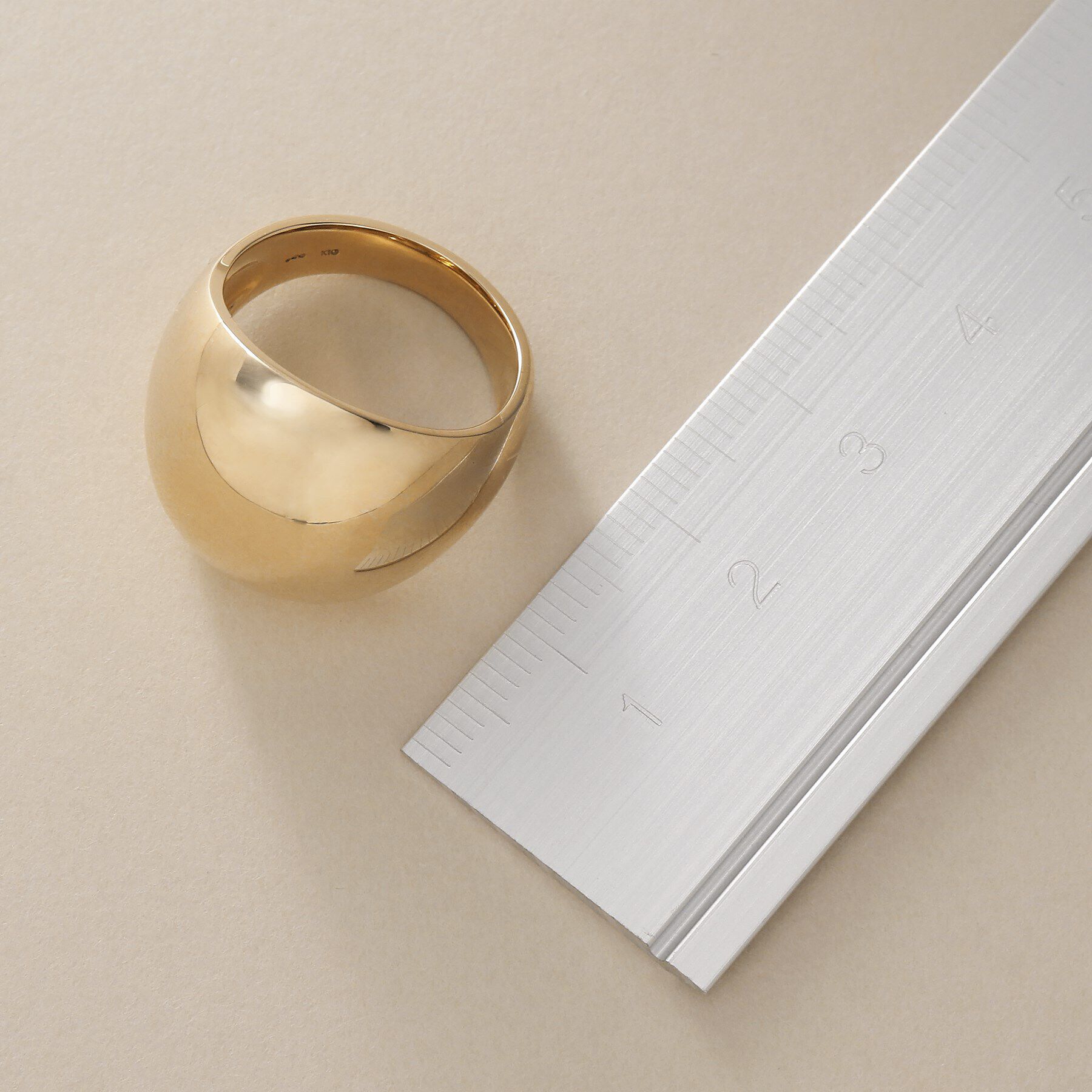 COCOSHNIK「K10プランプシェイプ リング」|リング|