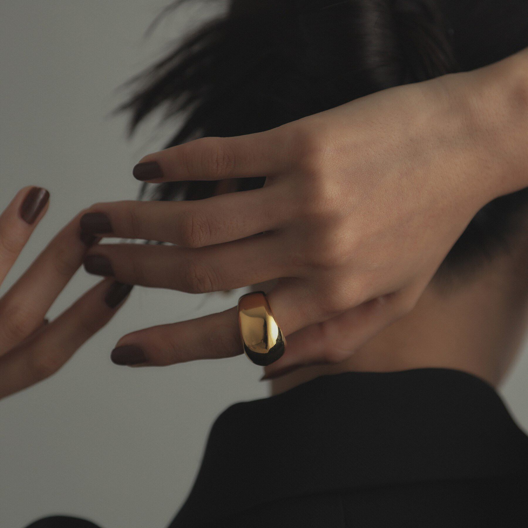 COCOSHNIK ONKITSCH「シルバー スラントリング GP」|リング|