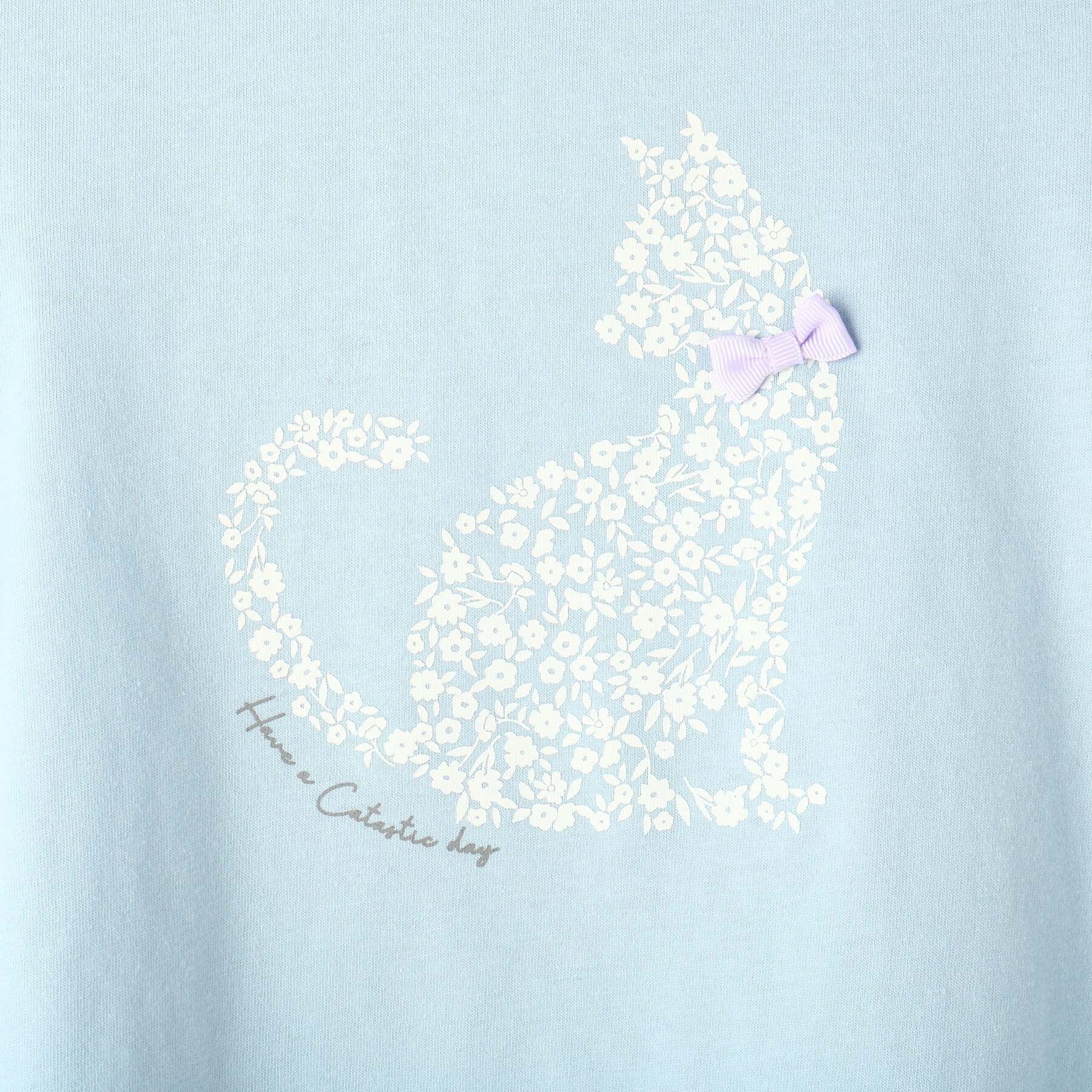 SHOO･LA･RUE「【100-120cm】プリントフレアTシャツ」|Tシャツ・カットソー|