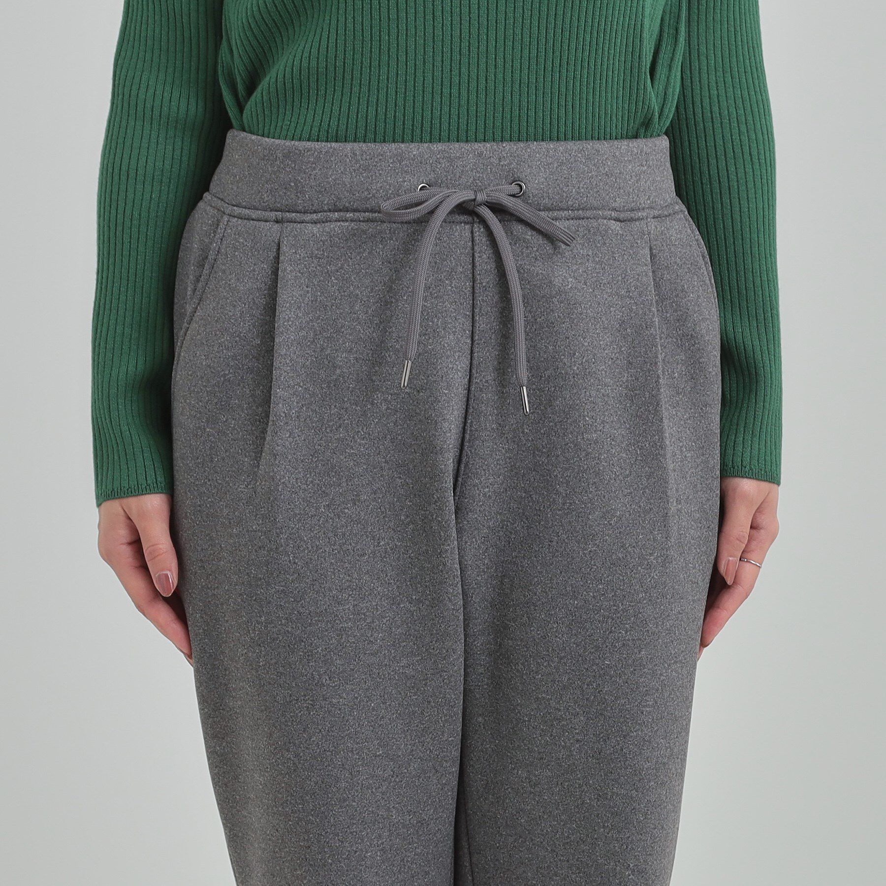 SHOO･LA･RUE「【あったか/洗濯機可】もちもち 裏起毛テーパードパンツ」|その他|