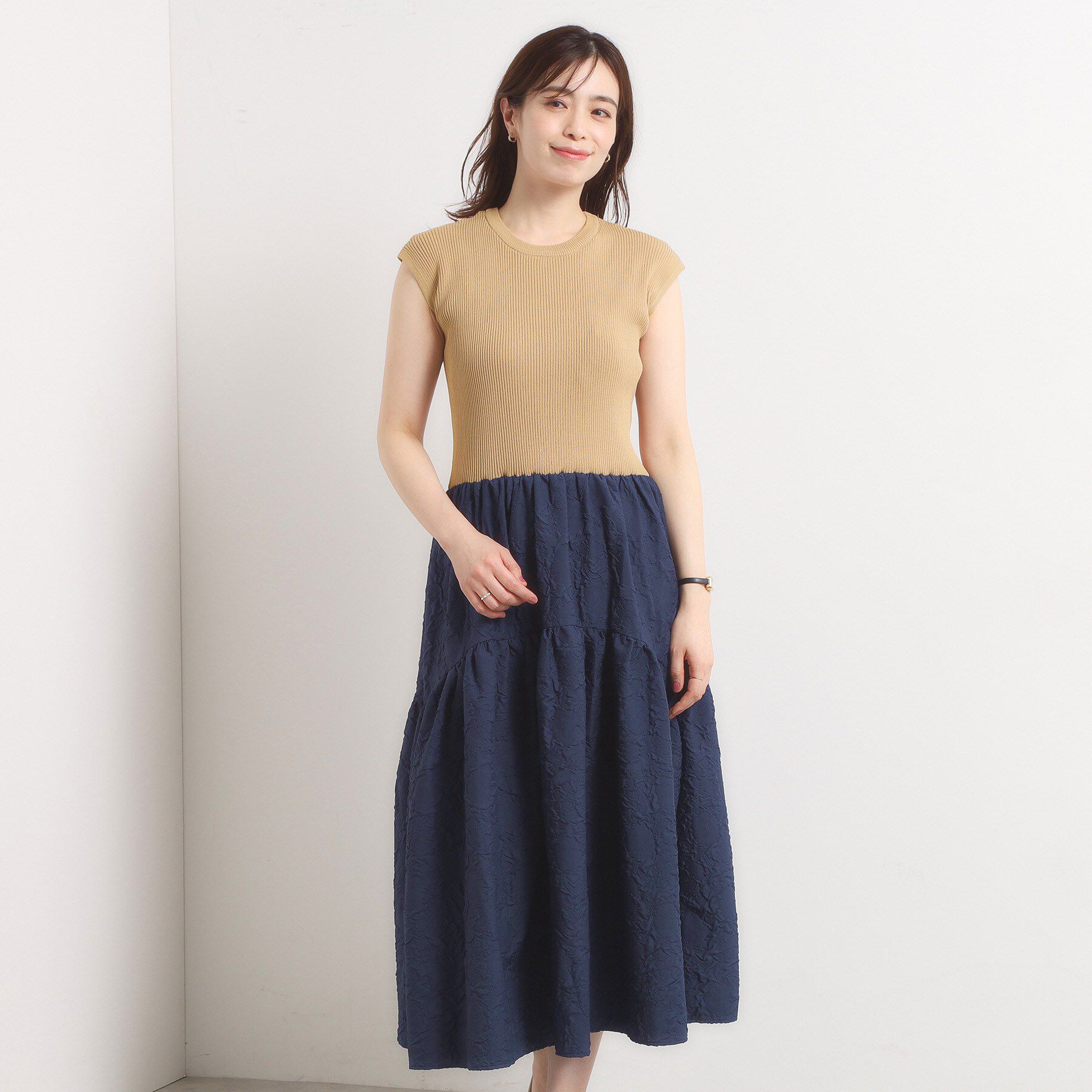 ITS&rsquo;DEMO「【手洗い可】ドッキングワンピース」|ワンピース|