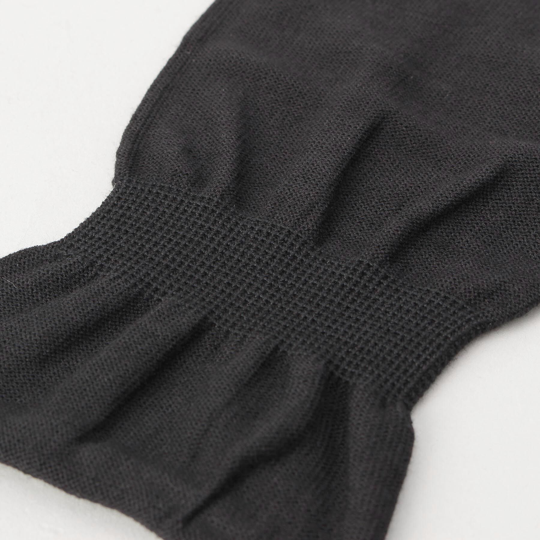 212 KITCHEN STORE「内側シルク混5本指アームカバーショート丈 鉄黒 ＜絹屋＞」|その他|