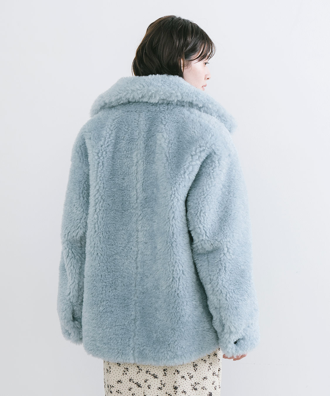 COCODEAL 新品タグ付き ファーボアブルゾン ライトブルー S ファーボアブルゾン（COCO DEAL）｜ルミネのファッション通販