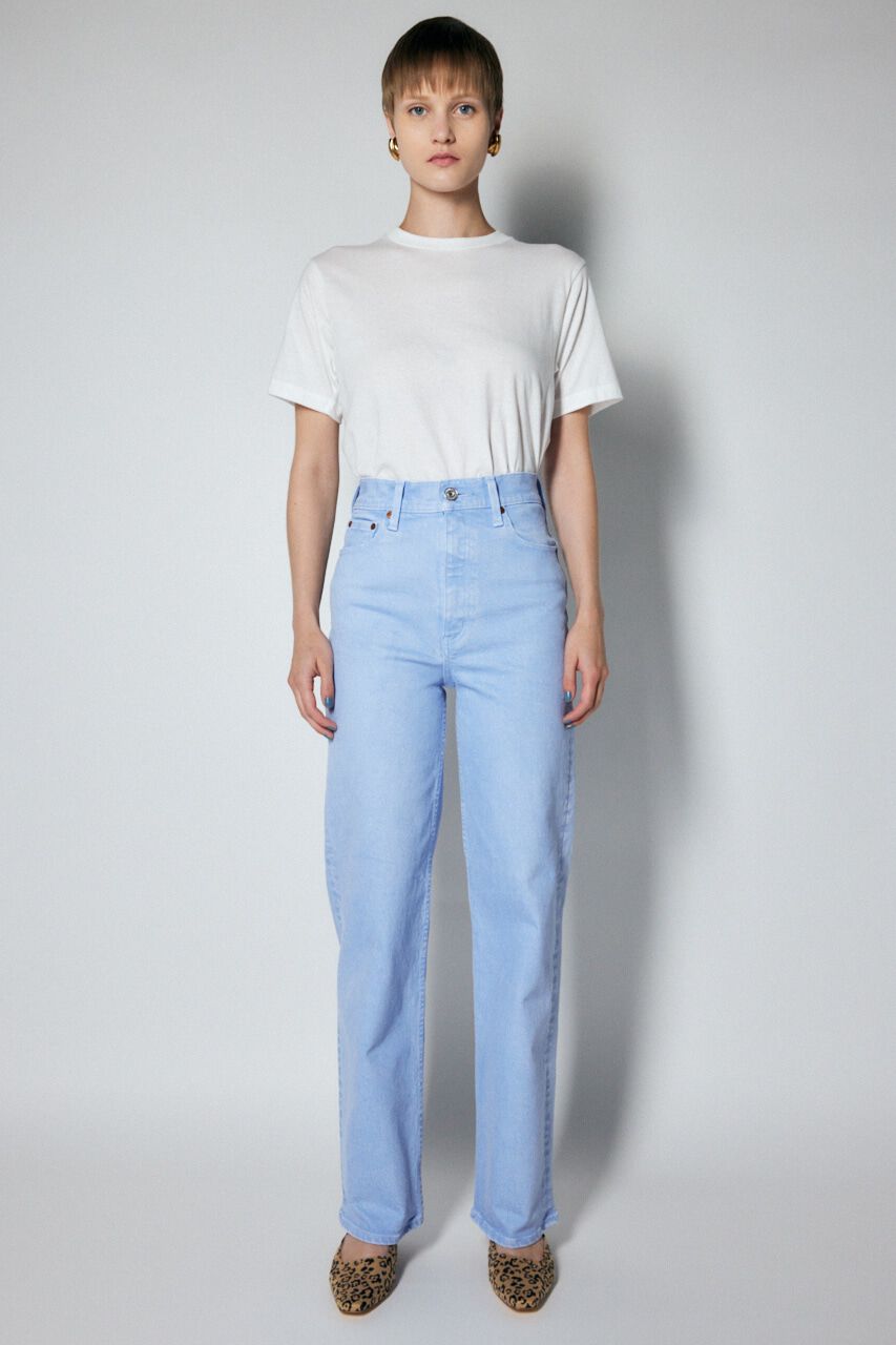 MOUSSY「PLAIN COLOR LOOSE STRAIGHT」|デニム|