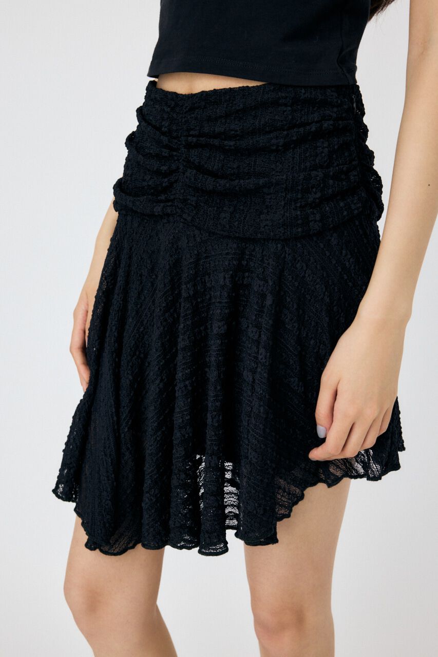 MOUSSY「ASYMMETRIC HEM LACY スカート」|スカート|