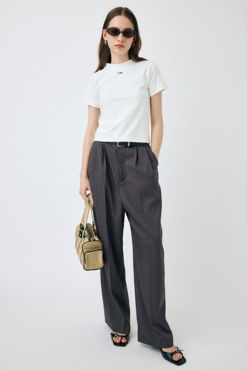 MOUSSY「BASIC タイニー TEE」|Tシャツ・カットソー|