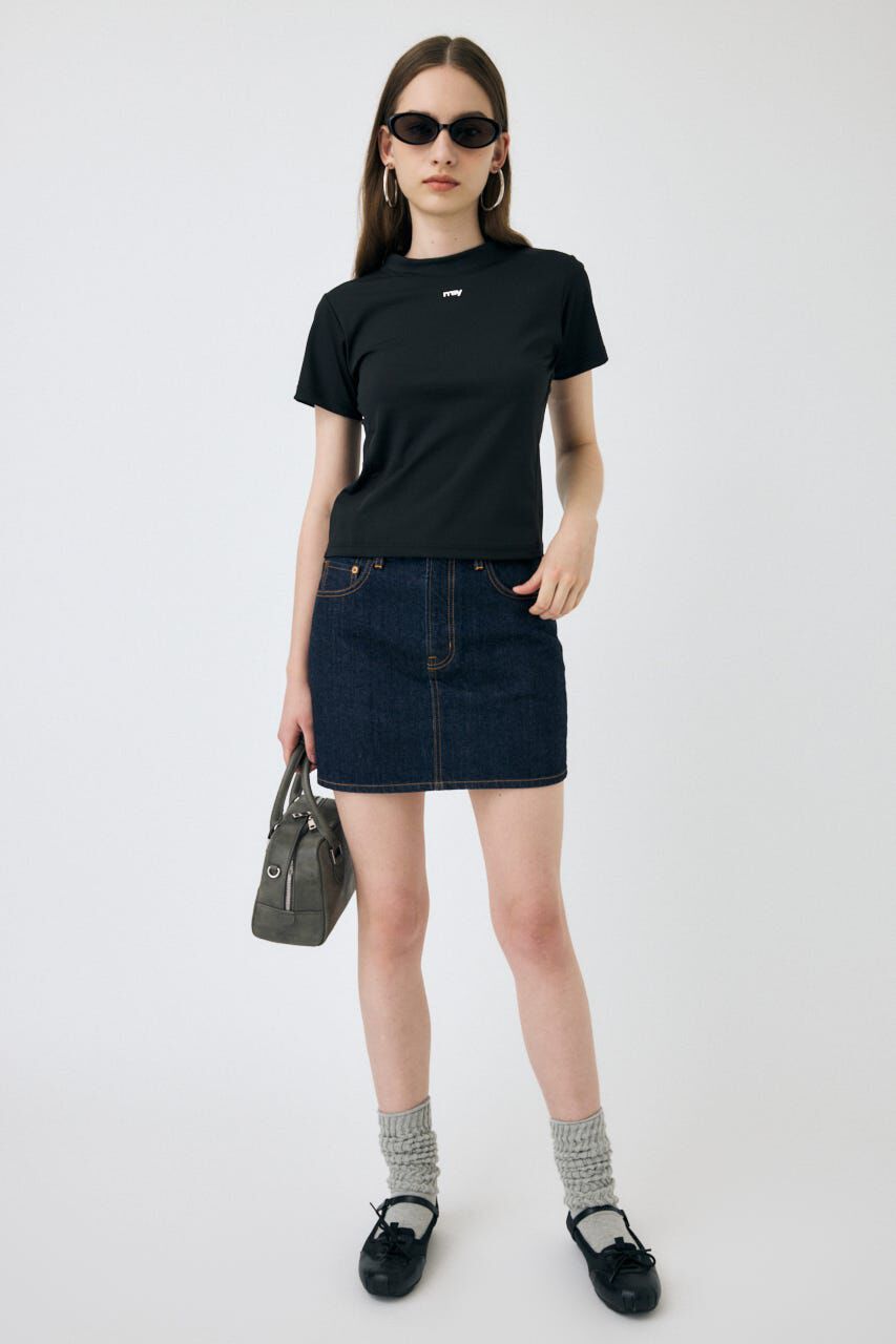 MOUSSY「BASIC タイニー TEE」|Tシャツ・カットソー|