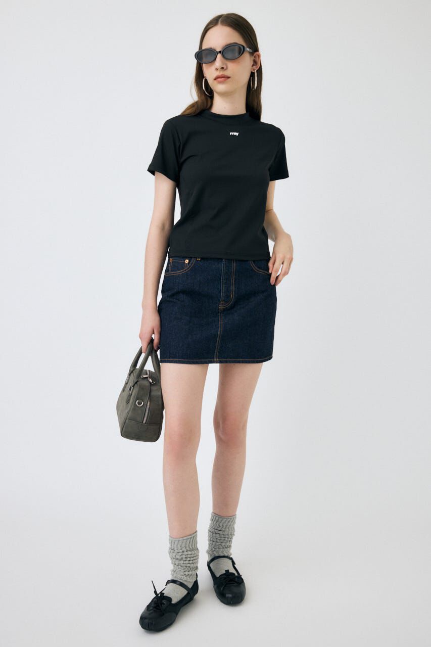 MOUSSY「BASIC タイニー TEE」|Tシャツ・カットソー|